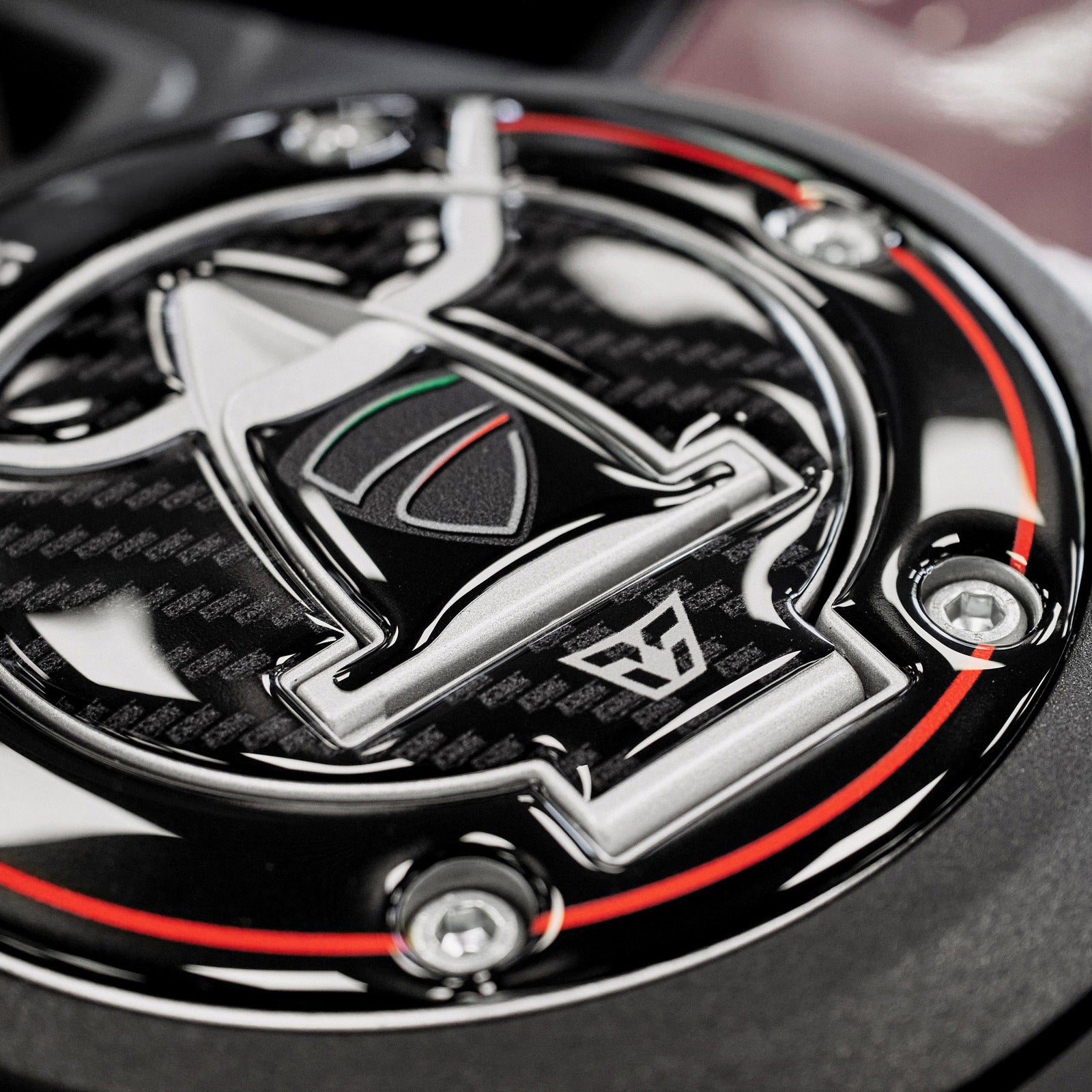 Resin Bike 3D Motorcycle Stickers - Fuel Cap | Ducati Multistrada V4/V4 S 2024>2026 -   Pyramid Motorcycle Accessories