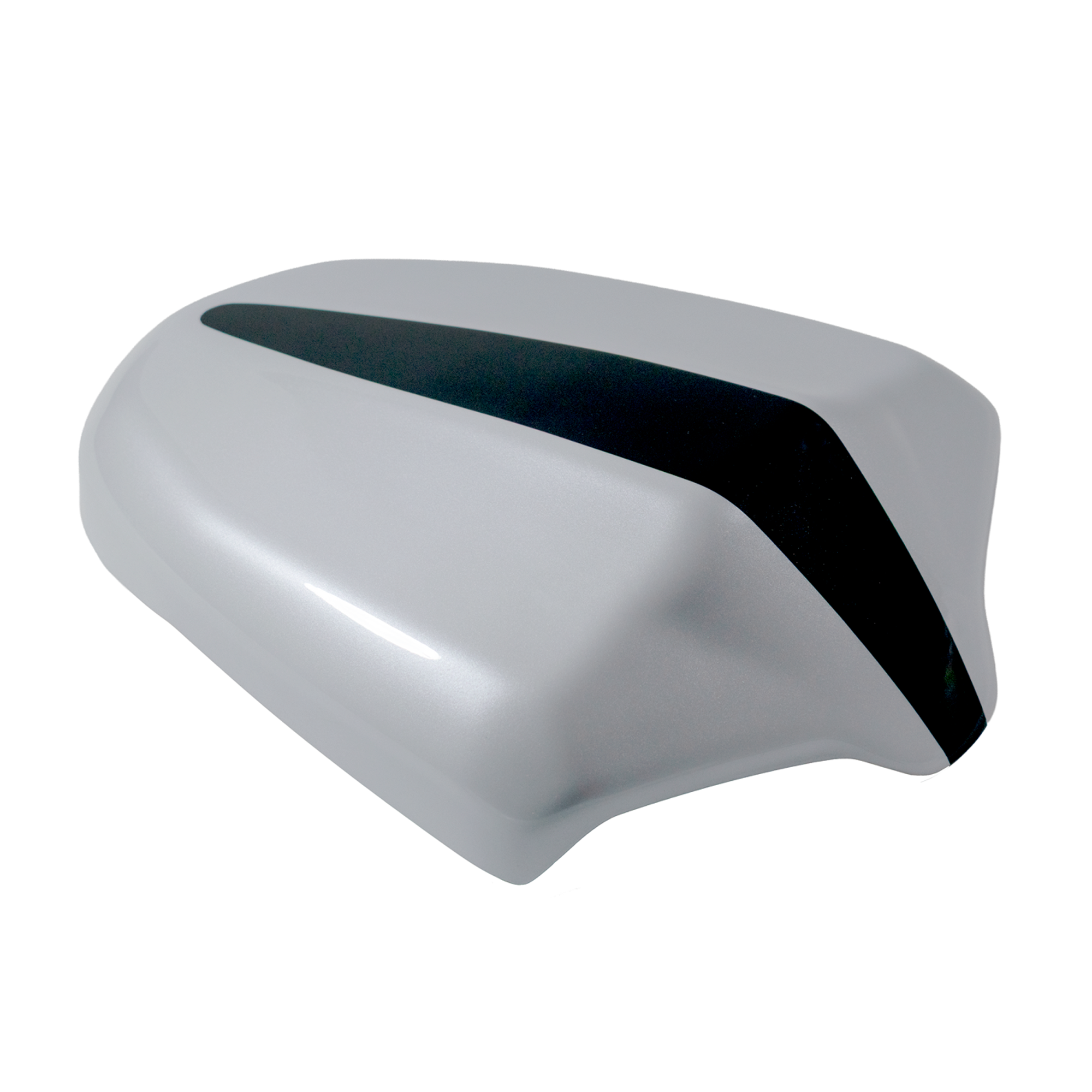 Pyramid Seat Cowl | Snowdonia White & Sapphire Black | Triumph Daytona 660 2024>Current -   Pyramid Motorcycle Accessories