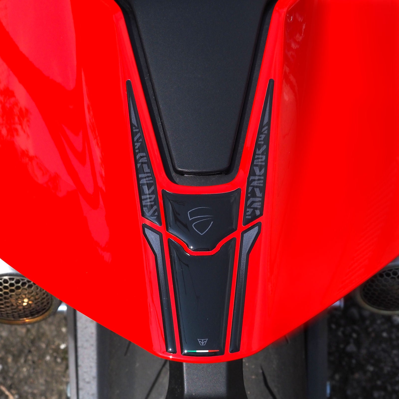 Resin Bike 3D Motorcycle Stickers - Tail Section | Ducati Panigale V2 2025>2026 -   Pyramid Motorcycle Accessories