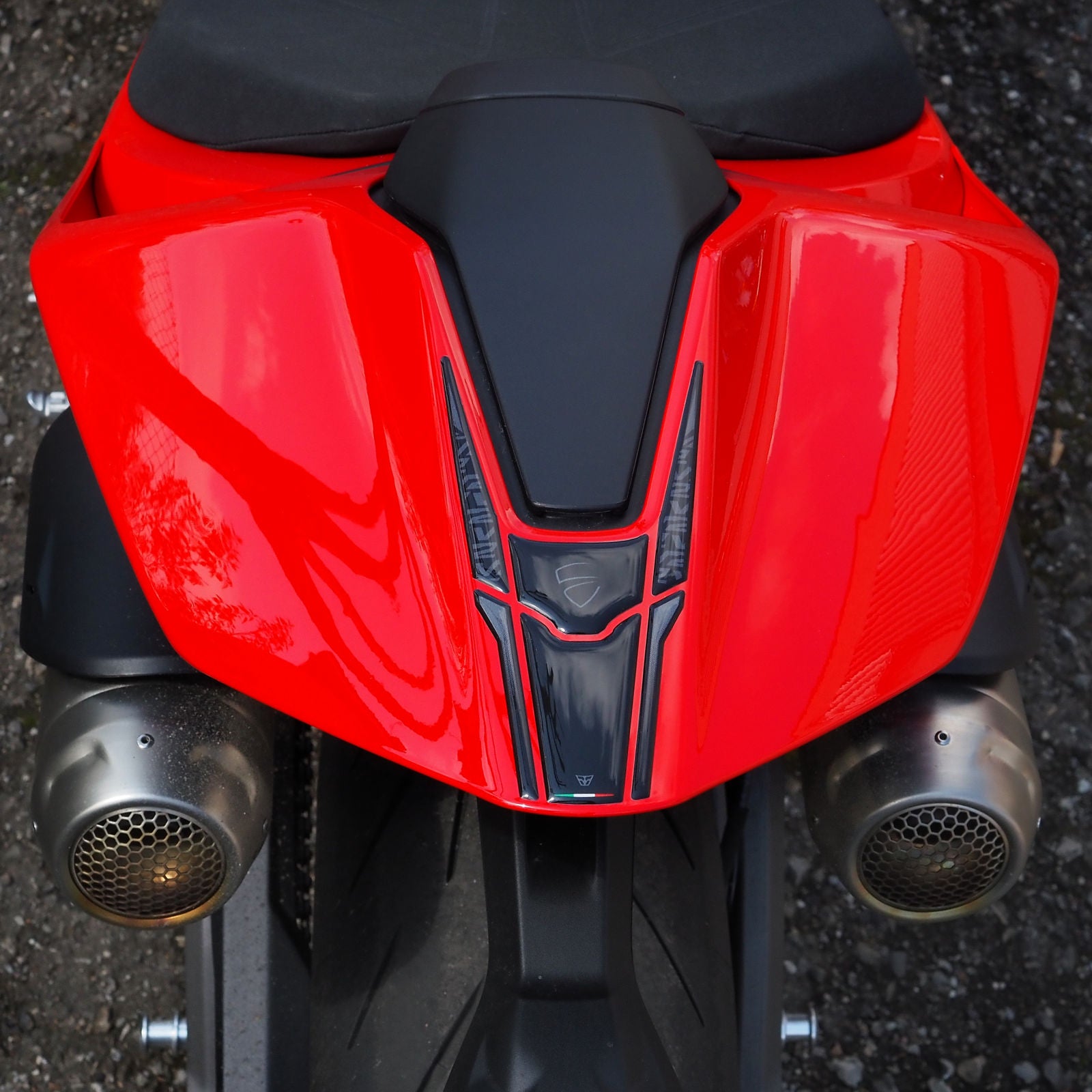 Resin Bike 3D Motorcycle Stickers - Tail Section | Ducati Panigale V2 2025>2026 -   Pyramid Motorcycle Accessories