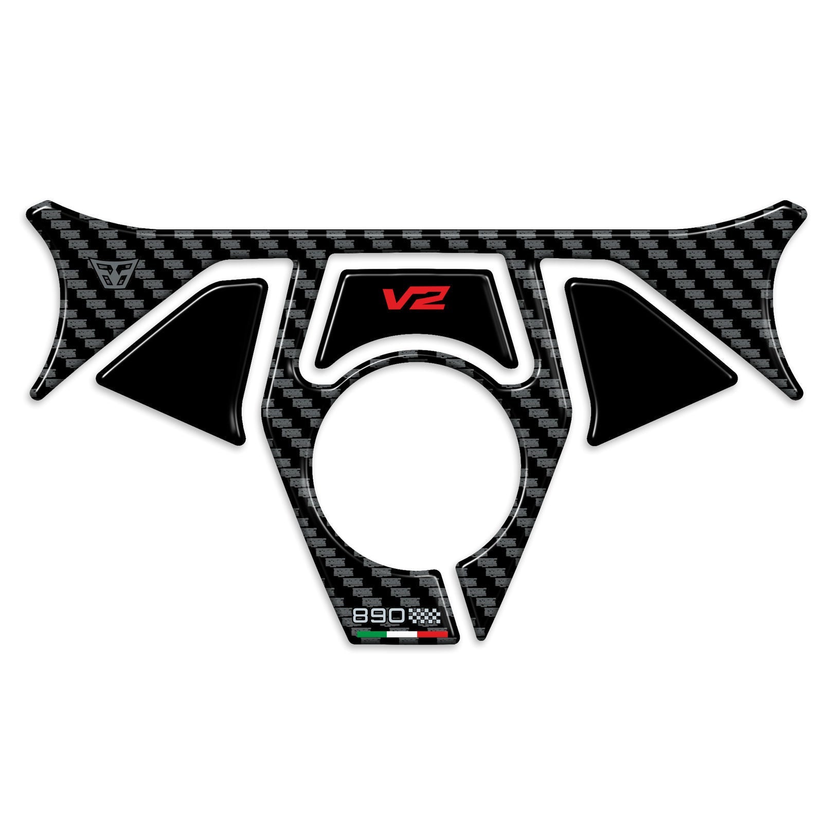 Resin Bike 3D Motorcycle Stickers - Top Yoke | Ducati Panigale V2 2025>2026 -   Pyramid Motorcycle Accessories
