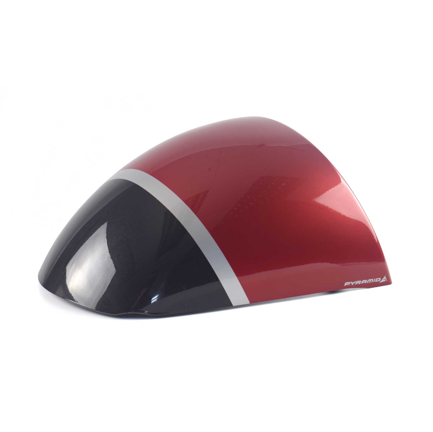 Pyramid Seat Cowl | Carnival Red & Storm Grey | Triumph Speed 400 2024>Current -   Pyramid Motorcycle Accessories