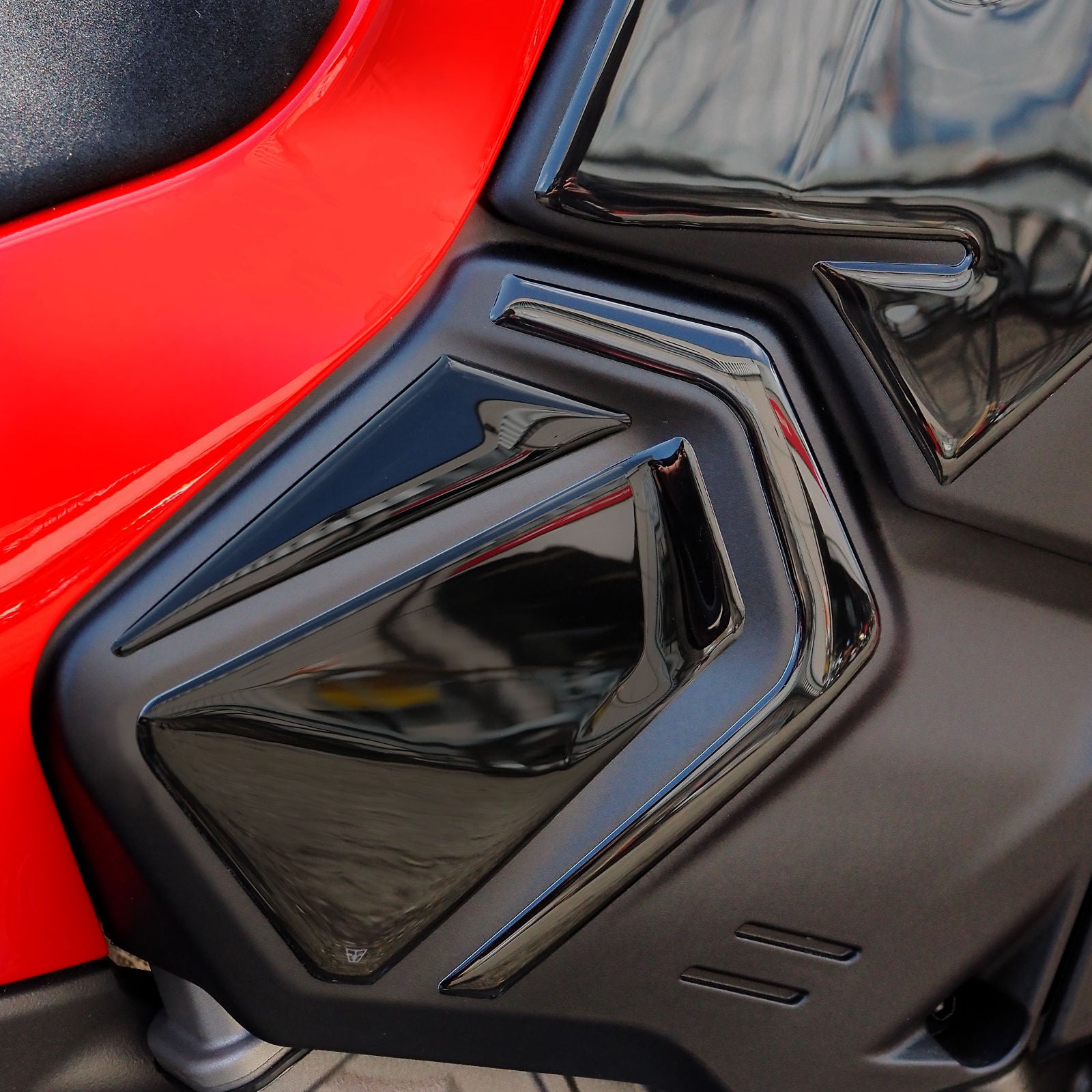 Resin Bike 3D Motorcycle Stickers - Side Panels | Ducati Panigale V2 2025>2026 -   Pyramid Motorcycle Accessories