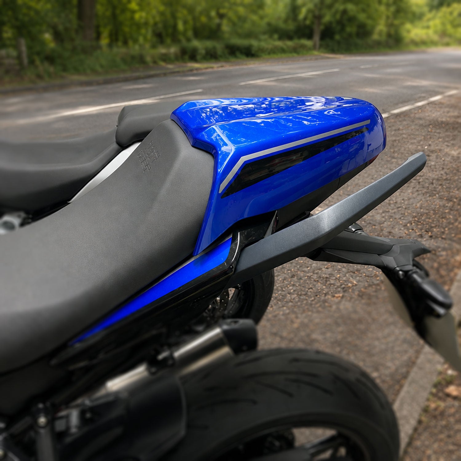 Pyramid Seat Cowl | Caspian Blue | Triumph Tiger Sport 800 2025>Current -   Pyramid Motorcycle Accessories