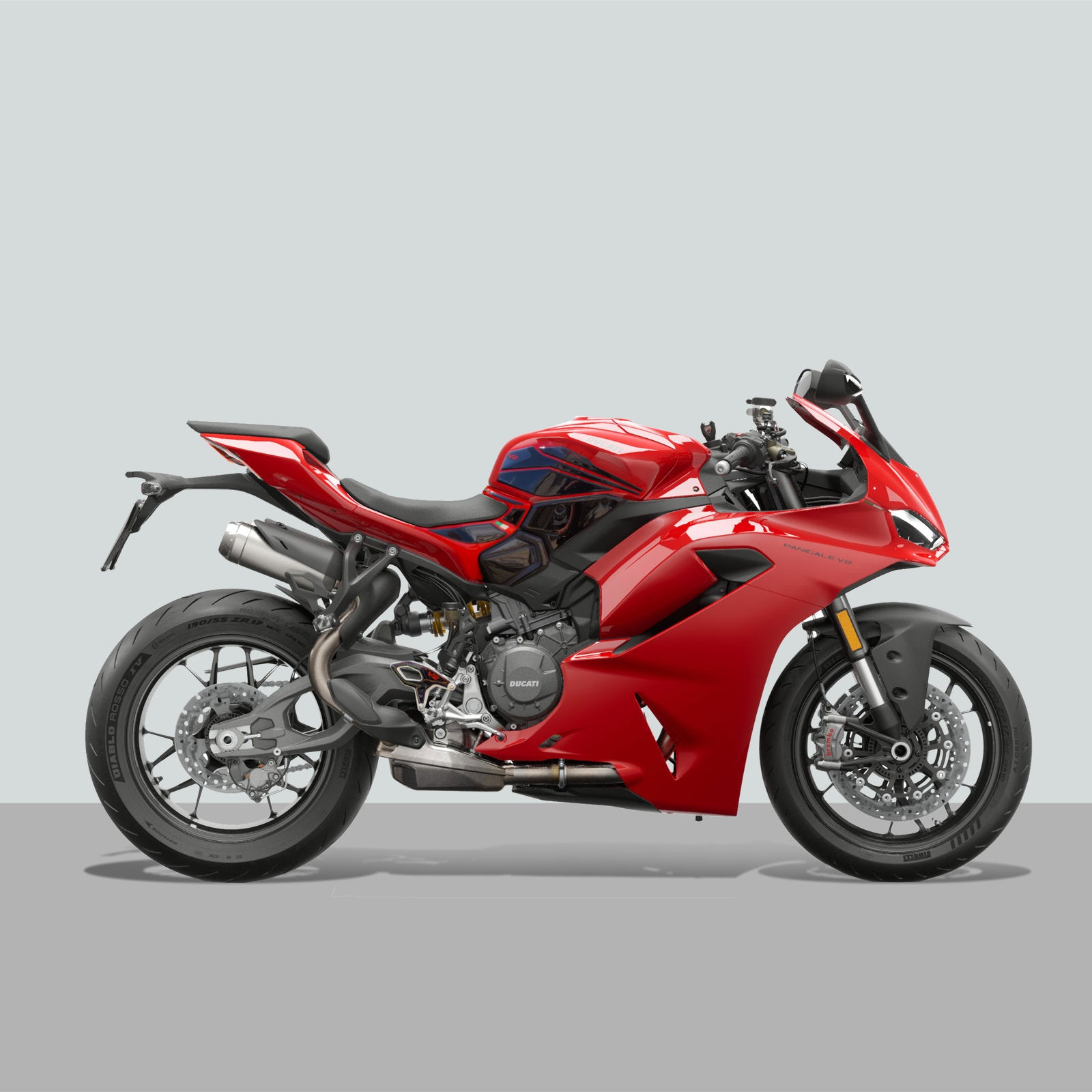 Resin Bike 3D Motorcycle Stickers - Basic Kit | Ducati Panigale V2 2025>2026 -   Pyramid Motorcycle Accessories