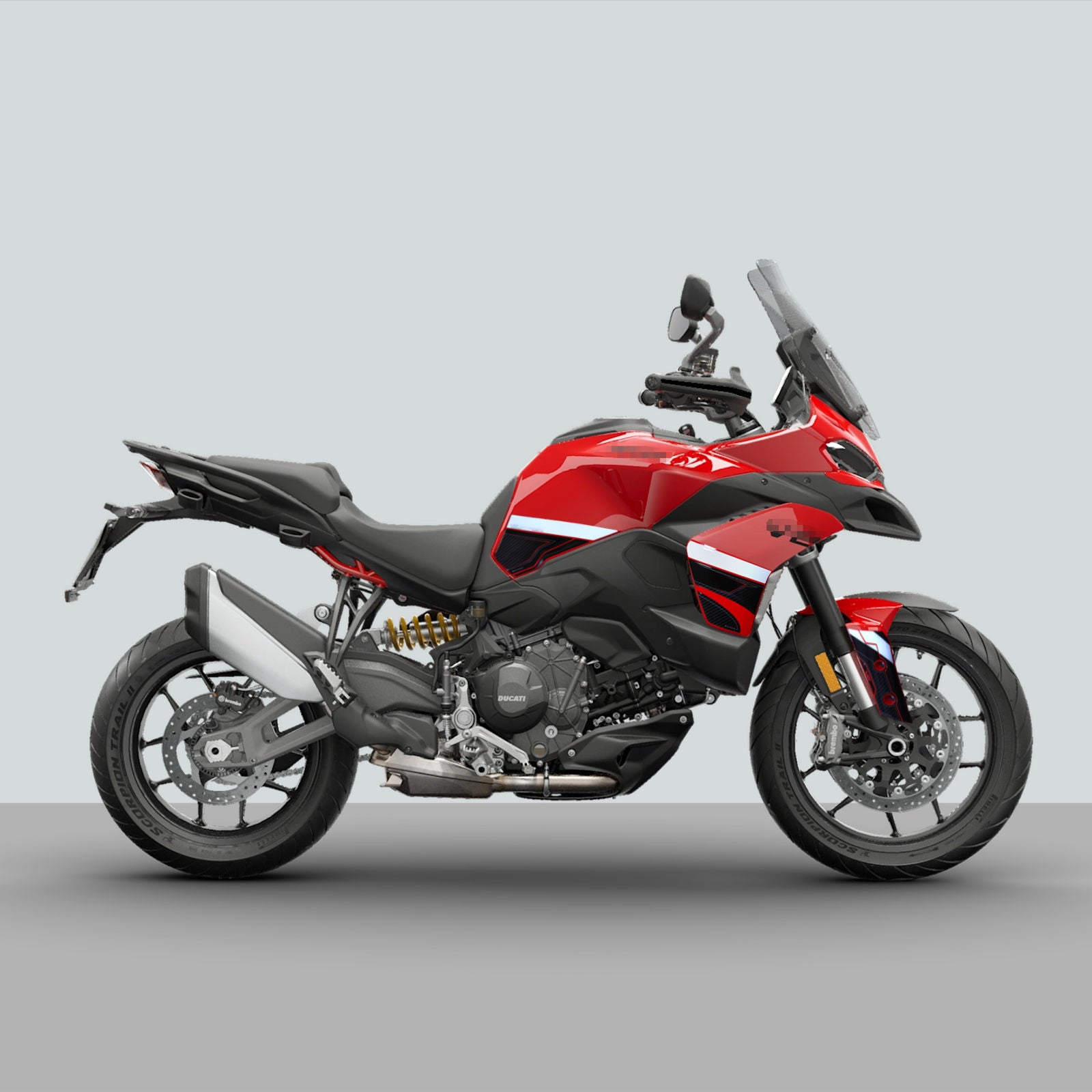 Resin Bike 3D Motorcycle Stickers - Basic Kit | Ducati Multistrada V2/V2 S 2025>2026 -   Pyramid Motorcycle Accessories