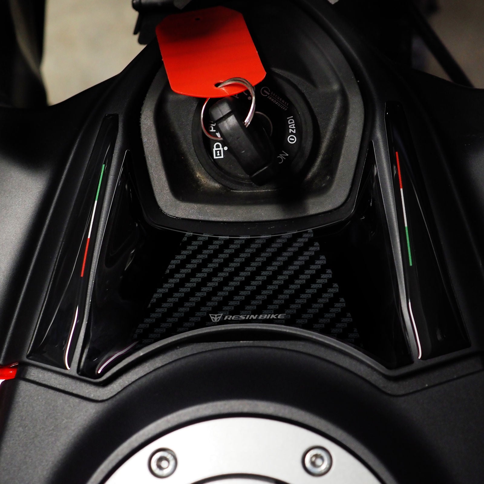 Resin Bike 3D Motorcycle Stickers - Tank Kit | Ducati Multistrada V2/V2S 2025>Current -   Pyramid Motorcycle Accessories