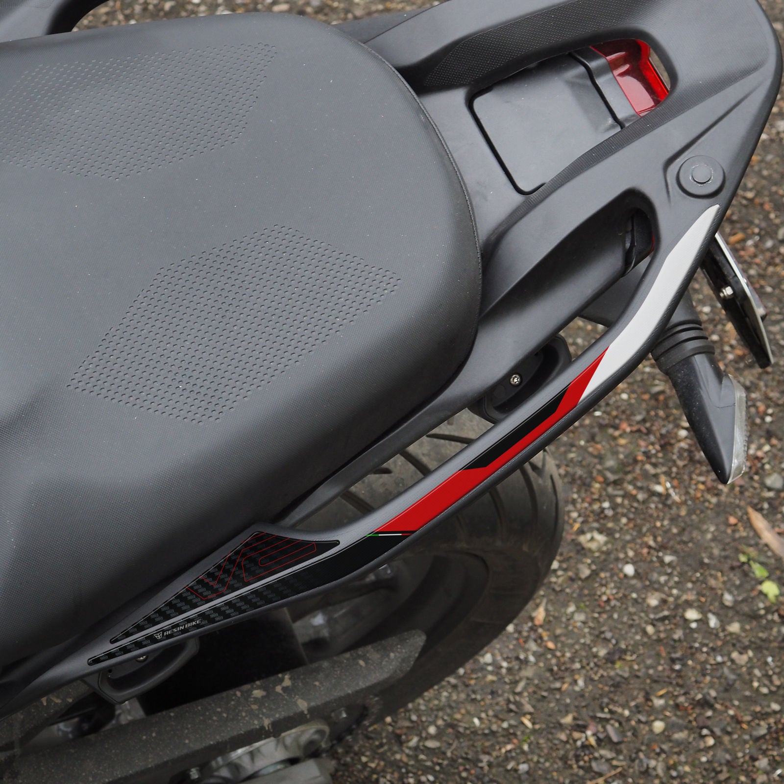 Resin Bike 3D Motorcycle Stickers - Passenger Handles | Ducati Multistrada V2/V2S 2025>Current -   Pyramid Motorcycle Accessories
