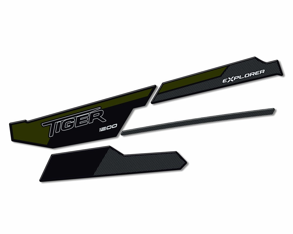 Resin Bike 3D Motorcycle Stickers - Swingarm | Triumph Tiger 1200 2011>2020 RB-B3N92800 -   Pyramid Motorcycle Accessories