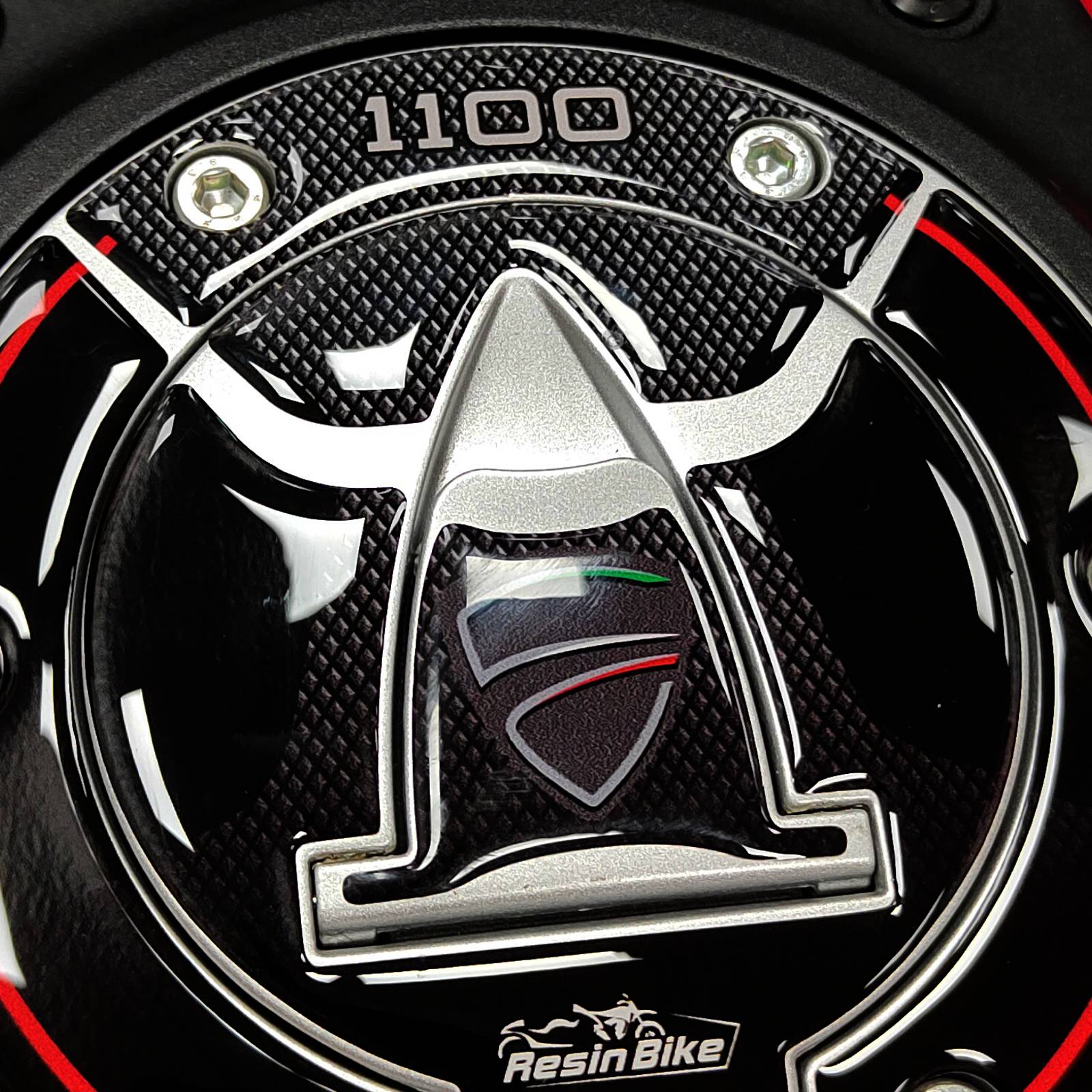 Resin Bike 3D Motorcycle Stickers - Basic Kit | Ducati Multistrada V4 1100 2021>2023 -   Pyramid Motorcycle Accessories