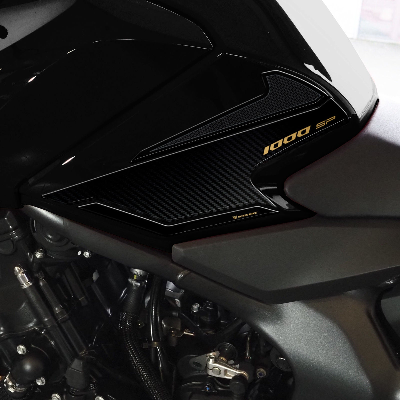 Resin Bike 3D Motorcycle Stickers - Tank Kit | Honda CB1000 Hornet SP 2025>Current -   Pyramid Motorcycle Accessories