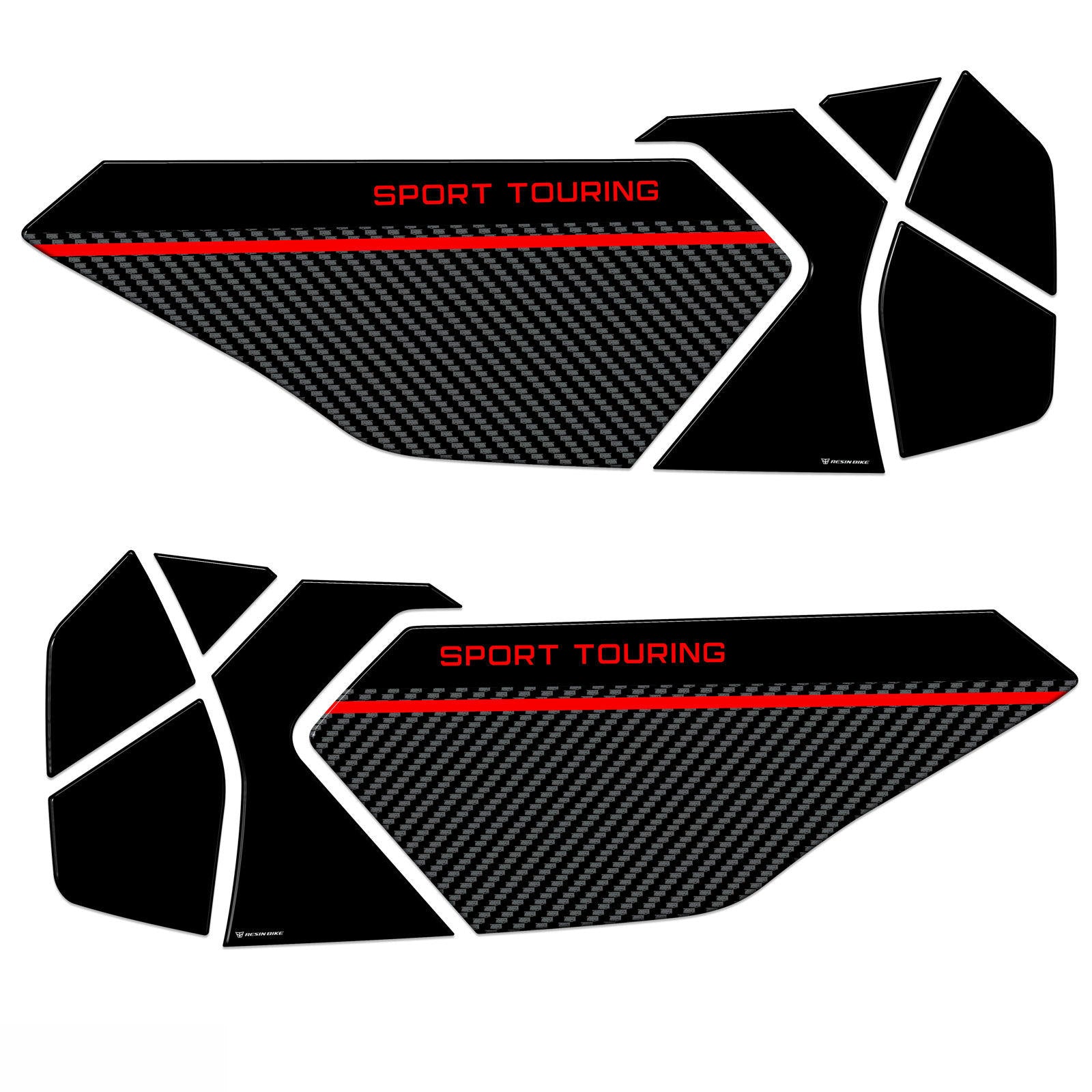Resin Bike 3D Motorcycle Stickers - Tank Sides | Yamaha Tracer 9 2025>2026 -   Pyramid Motorcycle Accessories