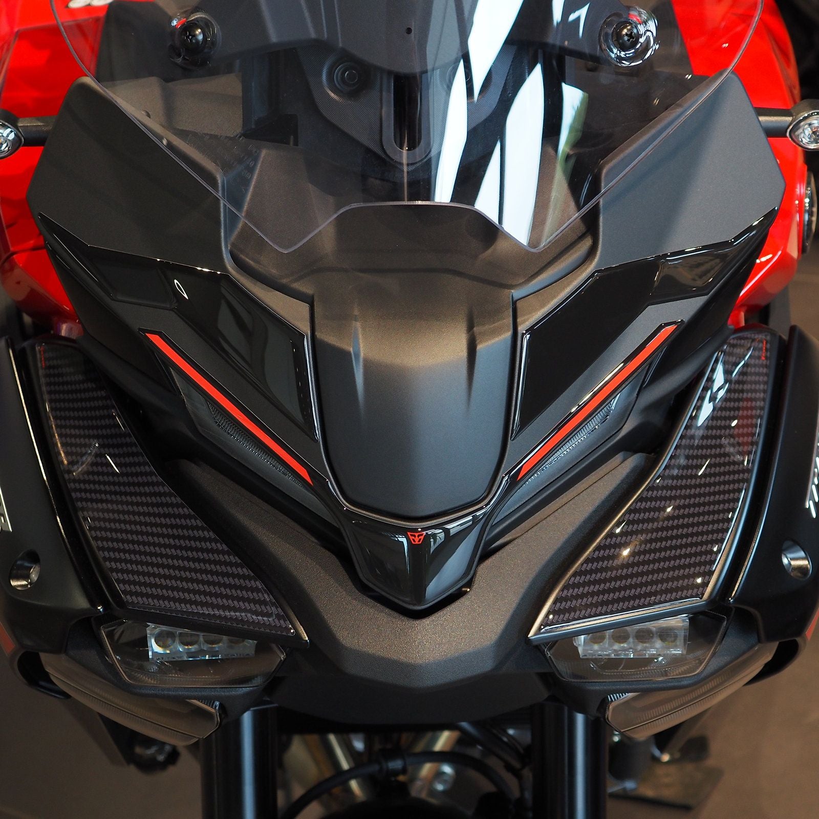 Resin Bike 3D Motorcycle Stickers - Frontal Area | Yamaha Tracer 9 2025>2026 -   Pyramid Motorcycle Accessories