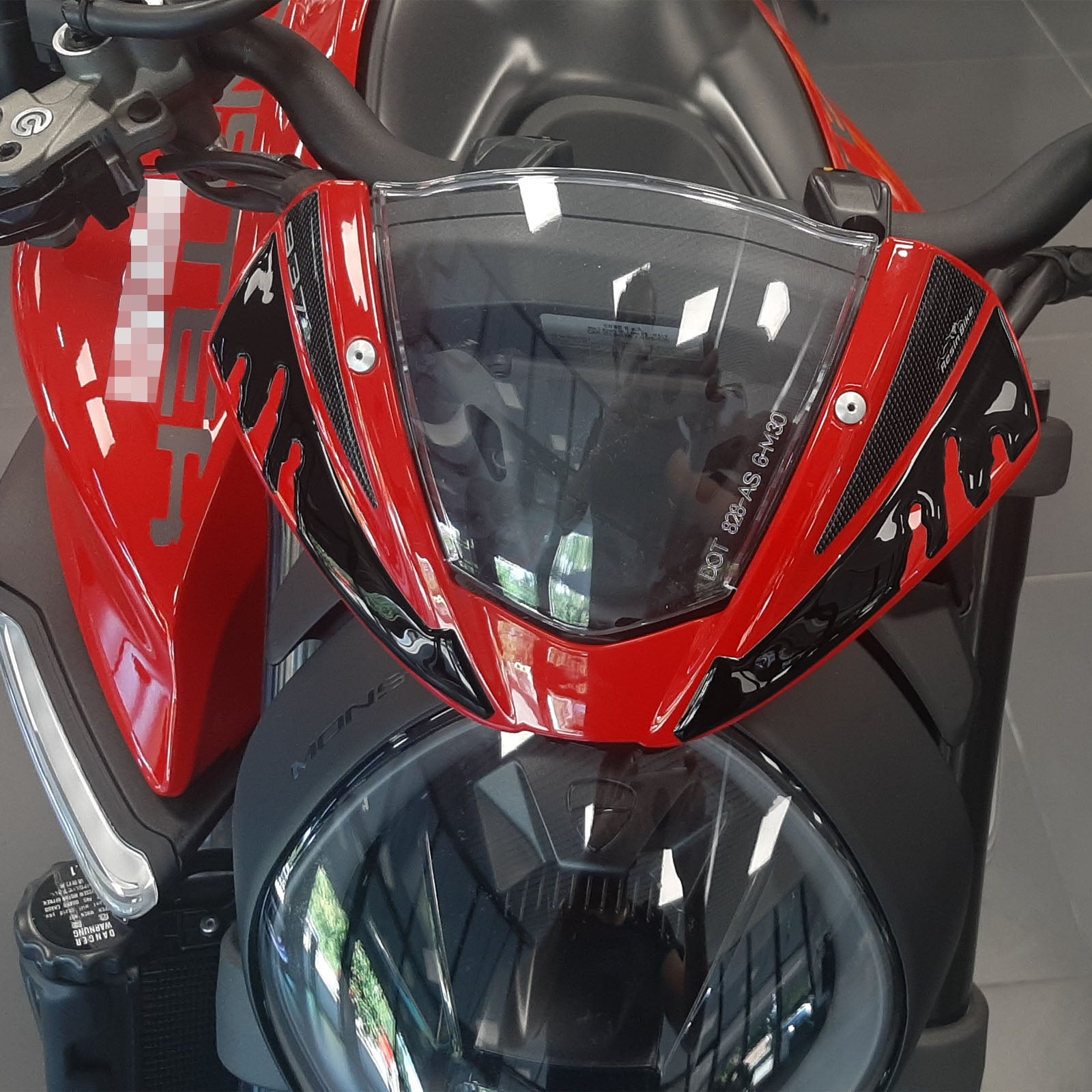 Resin Bike 3D Motorcycle Stickers - Full Kit | Ducati Monster 937 + 2021>2026 -   Pyramid Motorcycle Accessories