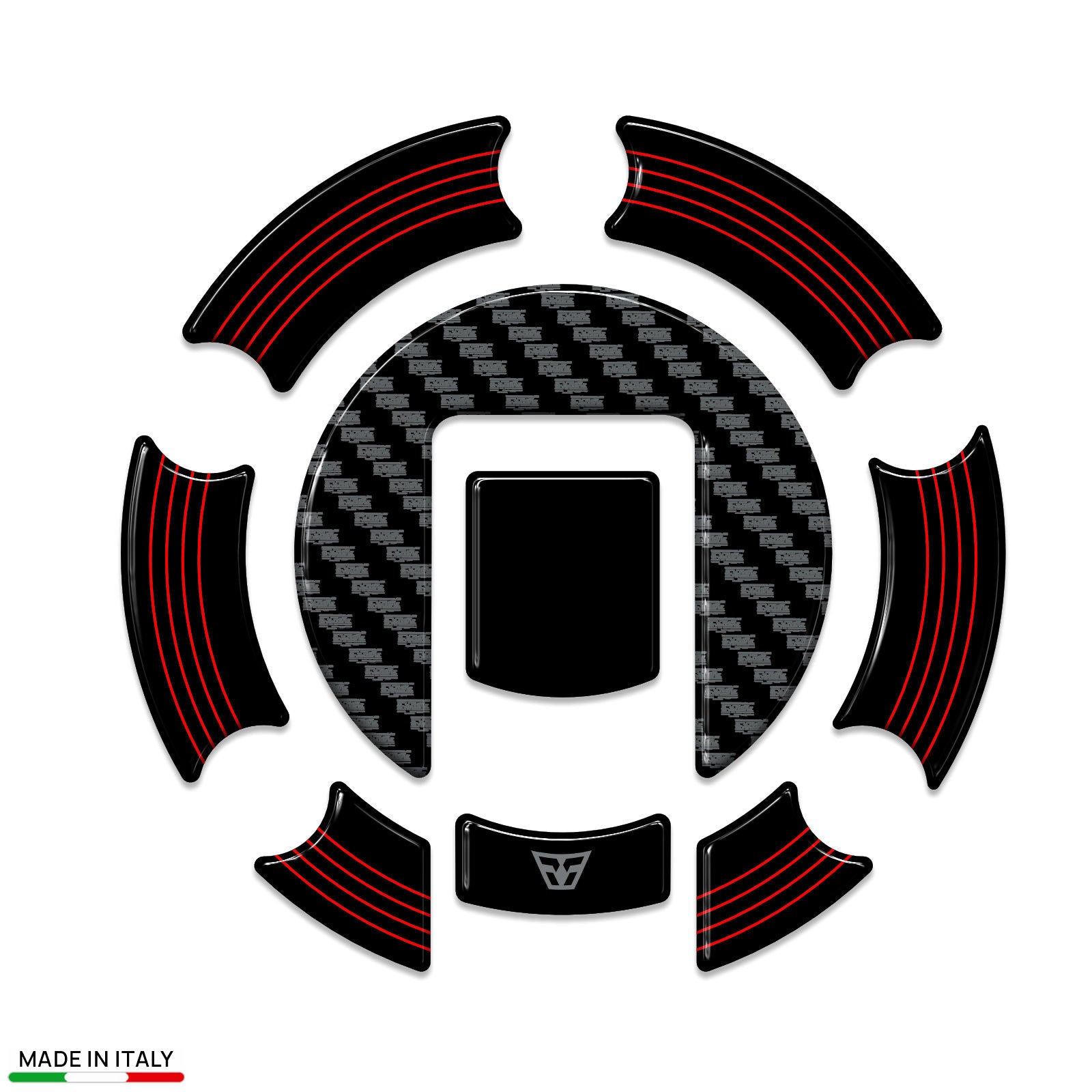 Resin Bike 3D Motorcycle Stickers - Fuel Cap | Yamaha Tracer 9 2025>2026 -   Pyramid Motorcycle Accessories