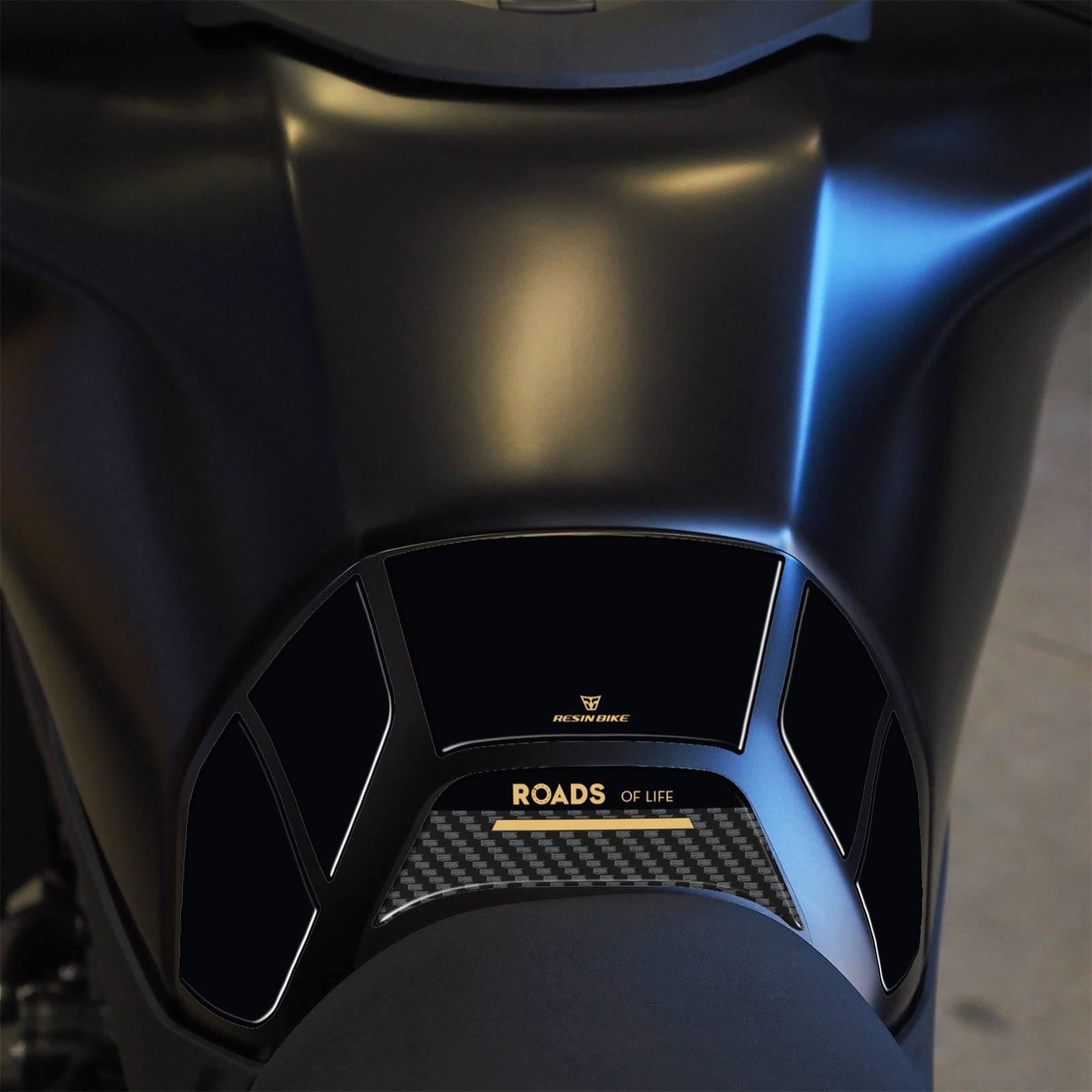 Resin Bike 3D Motorcycle Stickers - Tank Pad | Yamaha Tracer 9 GT 2025>2026 RB-1000772000009 -   Pyramid Motorcycle Accessories