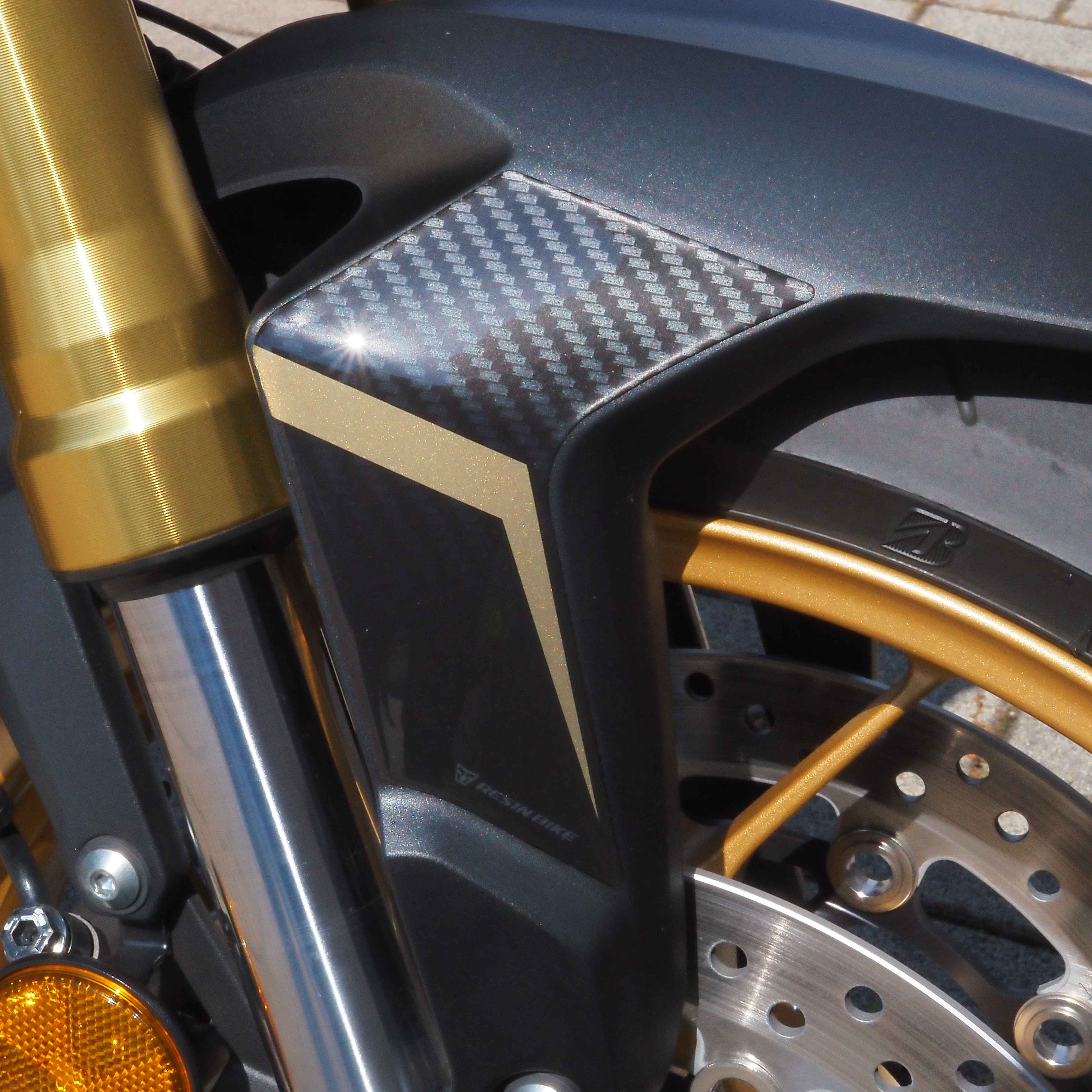 Resin Bike 3D Motorcycle Stickers - Front Fender | Honda CB1000 Hornet SP 2025>Current -   Pyramid Motorcycle Accessories