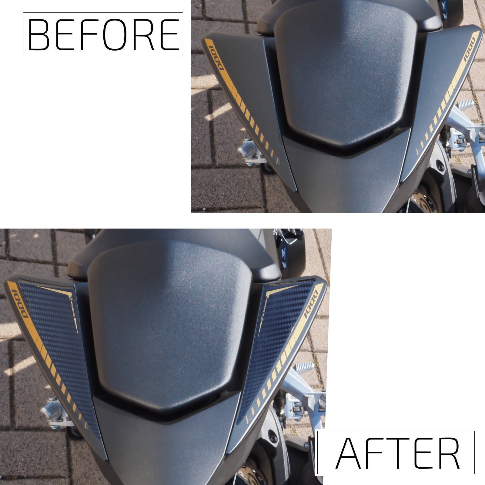 Resin Bike 3D Motorcycle Stickers - Tail Section | Honda CB1000 Hornet SP 2025>Current -   Pyramid Motorcycle Accessories