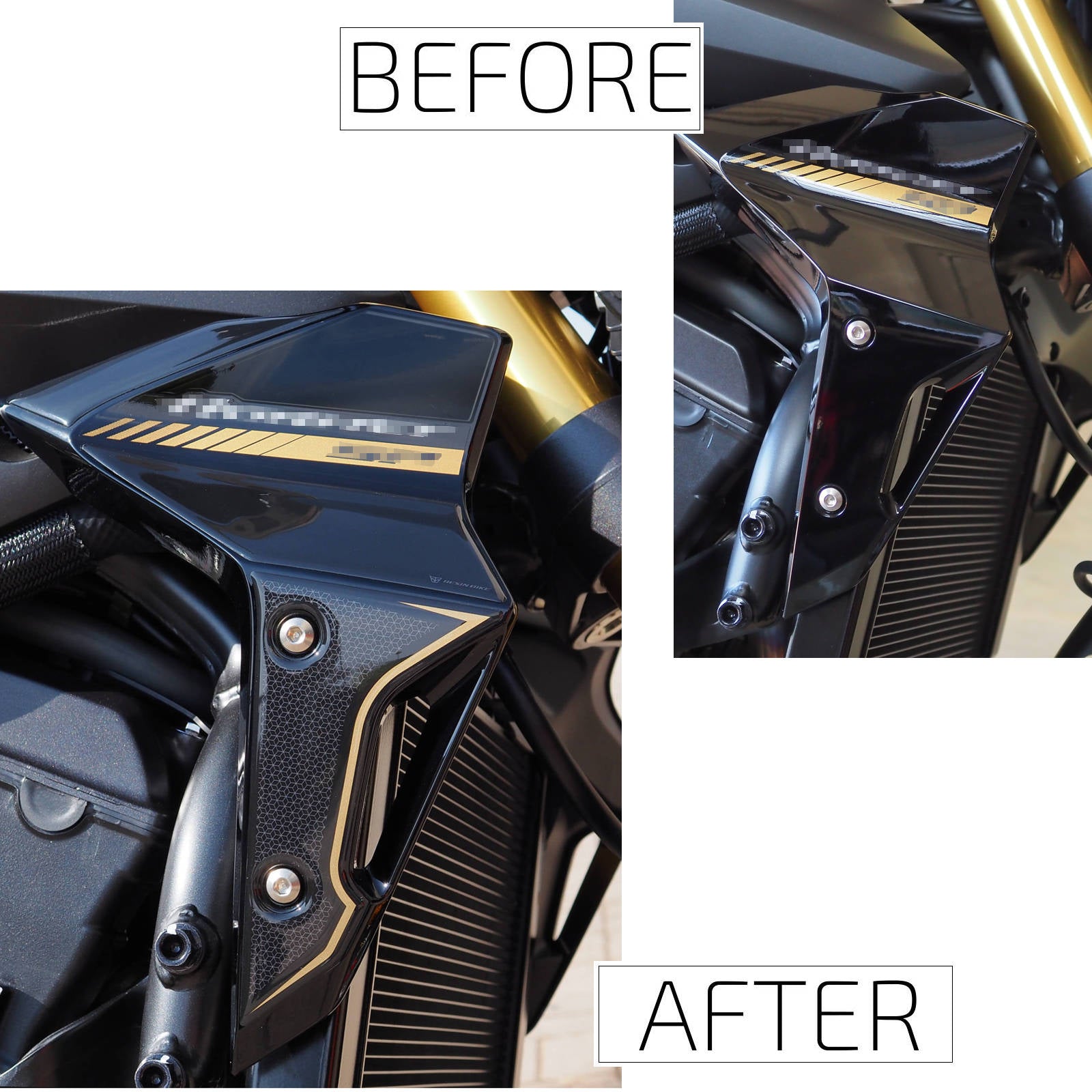 Resin Bike 3D Motorcycle Stickers - Side Panels | Honda CB1000 Hornet SP 2025>2026 -   Pyramid Motorcycle Accessories