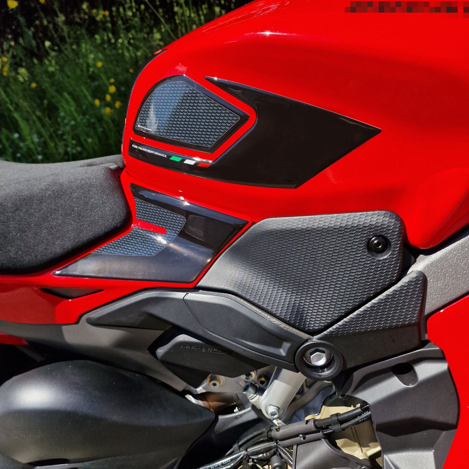 Resin Bike 3D Motorcycle Stickers - Tank Sides | Ducati Panigale/Streetfighter V4 / V4 S 2025>2026 -   Pyramid Motorcycle Accessories