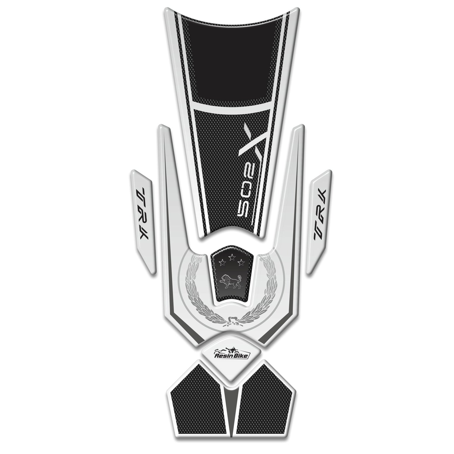 Resin Bike 3D Motorcycle Stickers - Tank Pad | Benelli TRK 502 X 2020>2026 RB-B54S1942 -   Pyramid Motorcycle Accessories