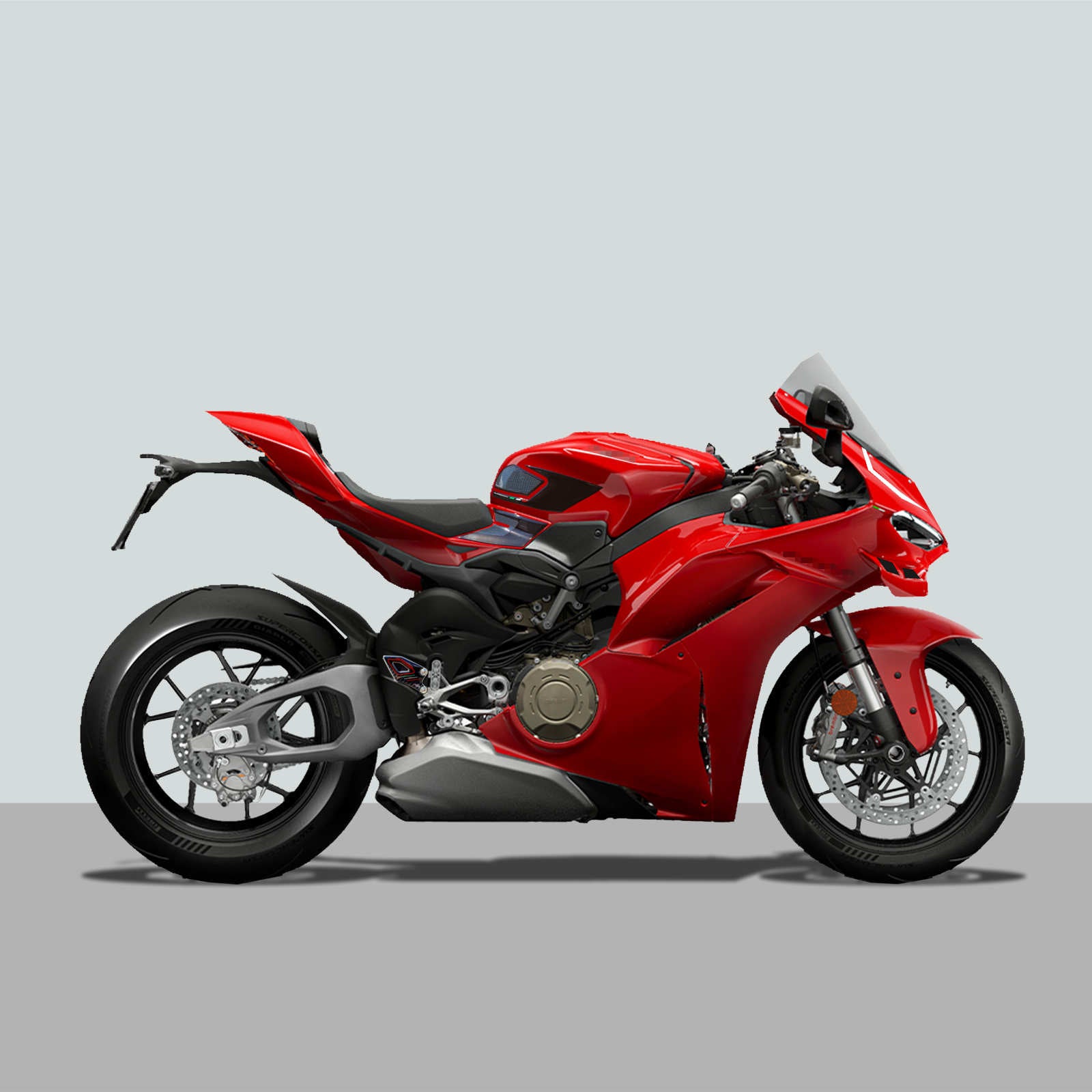 Resin Bike 3D Motorcycle Stickers - Basic Kit | Ducati Panigale/Streetfighter V4 / V4 S 2025>2026 -   Pyramid Motorcycle Accessories