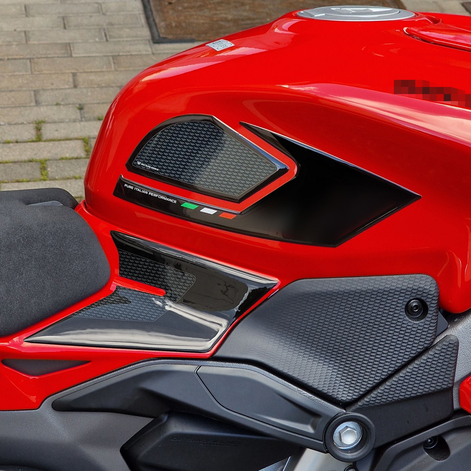 Resin Bike 3D Motorcycle Stickers - Full Kit | Ducati Panigale/Streetfighter V4 / V4 S 2025>2026 -   Pyramid Motorcycle Accessories