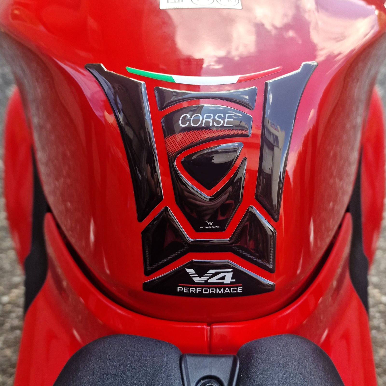 Resin Bike 3D Motorcycle Stickers - Full Kit | Ducati Panigale/Streetfighter V4 / V4 S 2025>2026 -   Pyramid Motorcycle Accessories