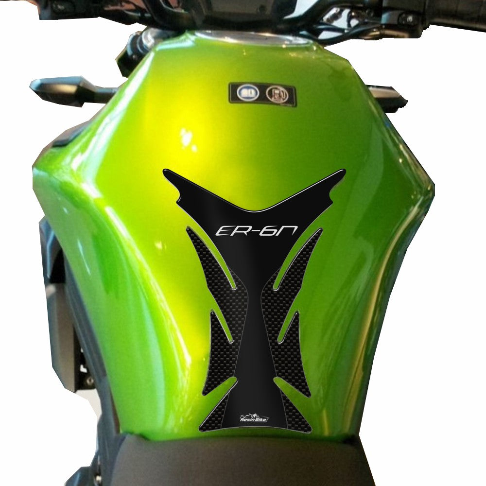 Resin Bike 3D Motorcycle Stickers - Tank Pad | Kawasaki ER-6N 2010>2016 RB-B57R3122 -   Pyramid Motorcycle Accessories