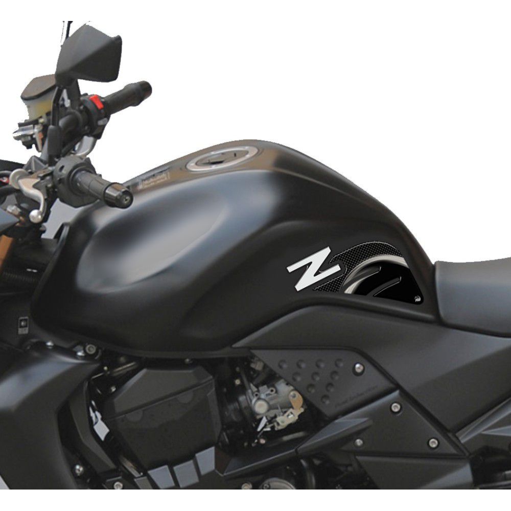 Resin Bike 3D Motorcycle Stickers - Tank Sides | Kawasaki Z 750 2006>2012 -   Pyramid Motorcycle Accessories