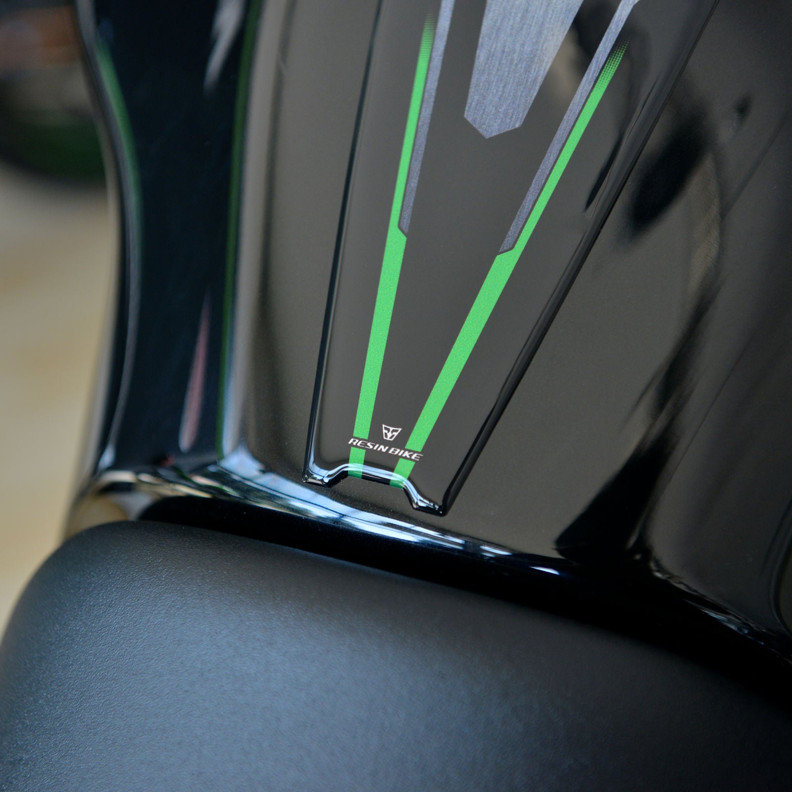 Resin Bike 3D Motorcycle Stickers - Tank Pad | Kawasaki Versys 1100 2025>2026 -   Pyramid Motorcycle Accessories