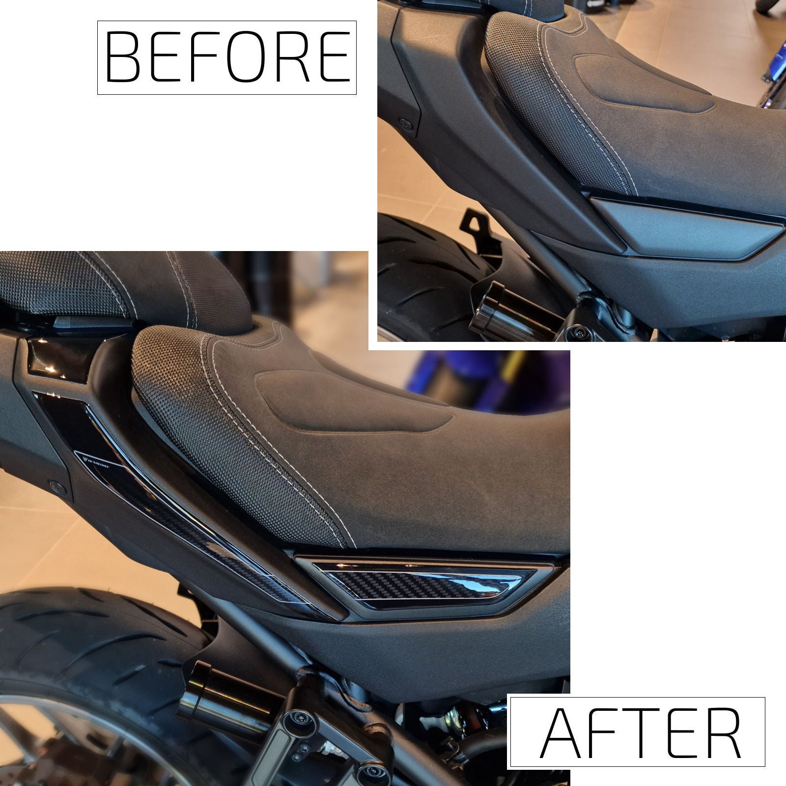 Resin Bike 3D Motorcycle Stickers - Underseat | Yamaha Tracer 9 / 9 GT / MT-09 / MT-09 SP 2025>2026 -   Pyramid Motorcycle Accessories