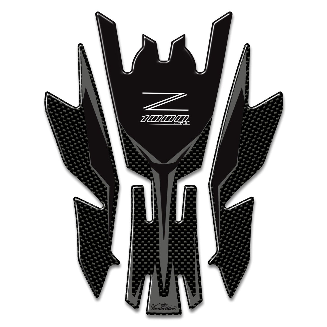 Resin Bike 3D Motorcycle Stickers - Tank Pad | Kawasaki Z 1000 SX 2017>2020 RB-B74318Z2 -   Pyramid Motorcycle Accessories