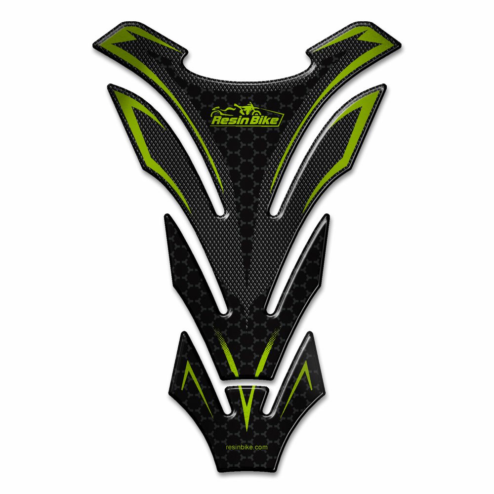 Resin Bike 3D Motorcycle Stickers - Tank Pad | Kawasaki ER-6N 2010>2016 RB-B31712N7 -   Pyramid Motorcycle Accessories