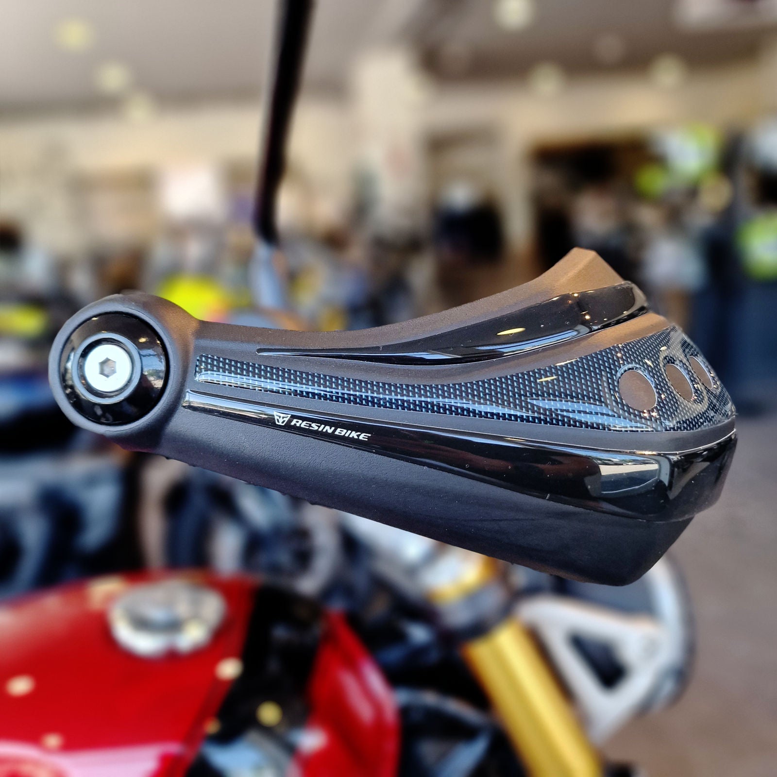 Resin Bike 3D Motorcycle Stickers - Handguards | Triumph Scrambler 400 X / Speed 400 2024>2025 -   Pyramid Motorcycle Accessories