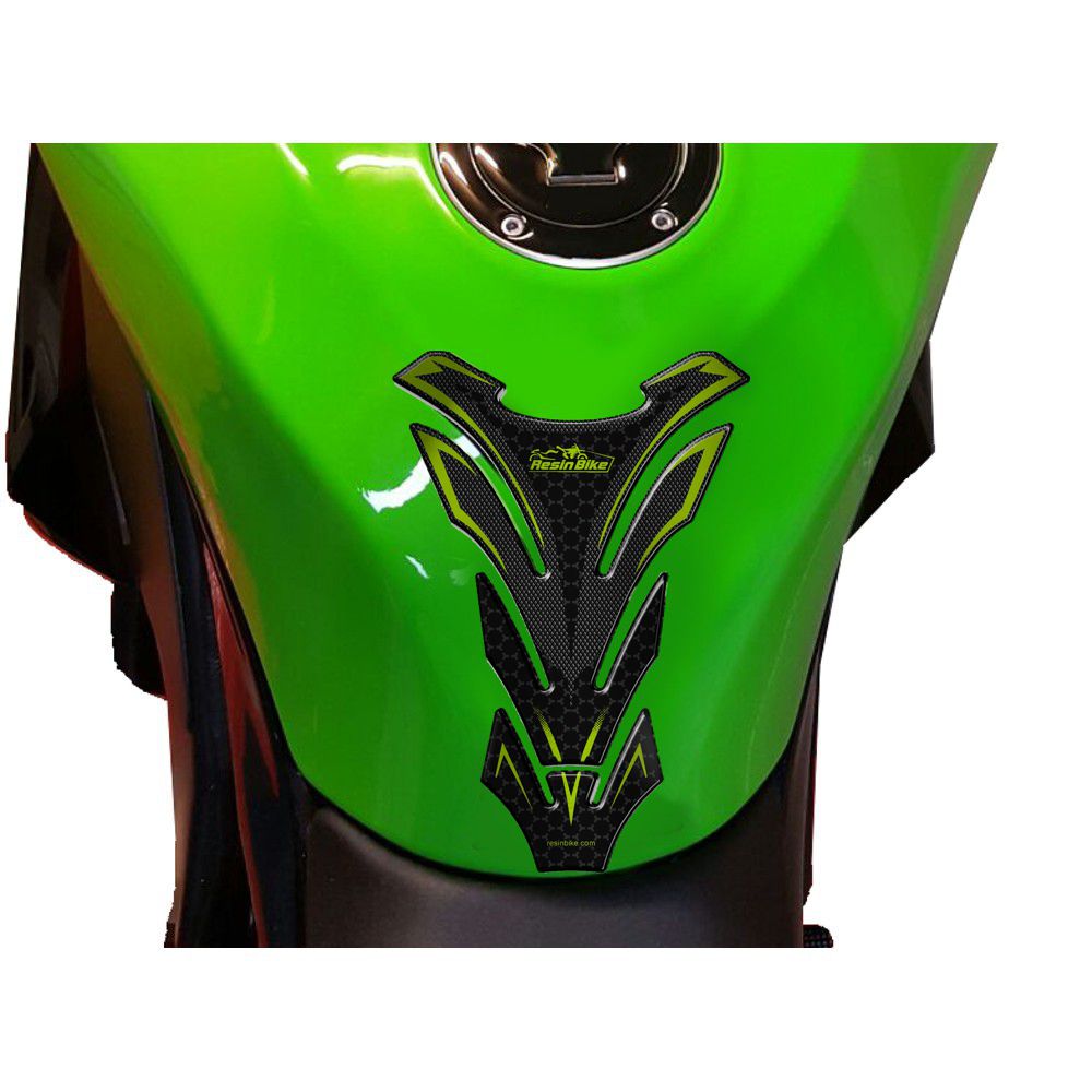 Resin Bike 3D Motorcycle Stickers - Tank Pad | Kawasaki ER-6N 2010>2016 RB-B31712N7 -   Pyramid Motorcycle Accessories