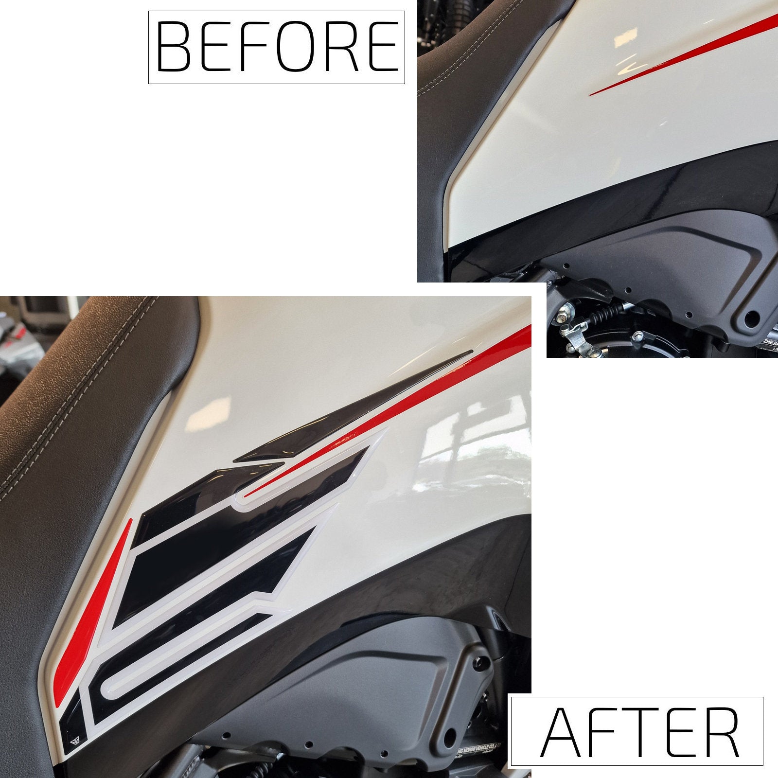 Resin Bike 3D Motorcycle Stickers - Tank Sides | Moto Morini X-Cape 700 2025>2026 RB-1000787700000 -   Pyramid Motorcycle Accessories