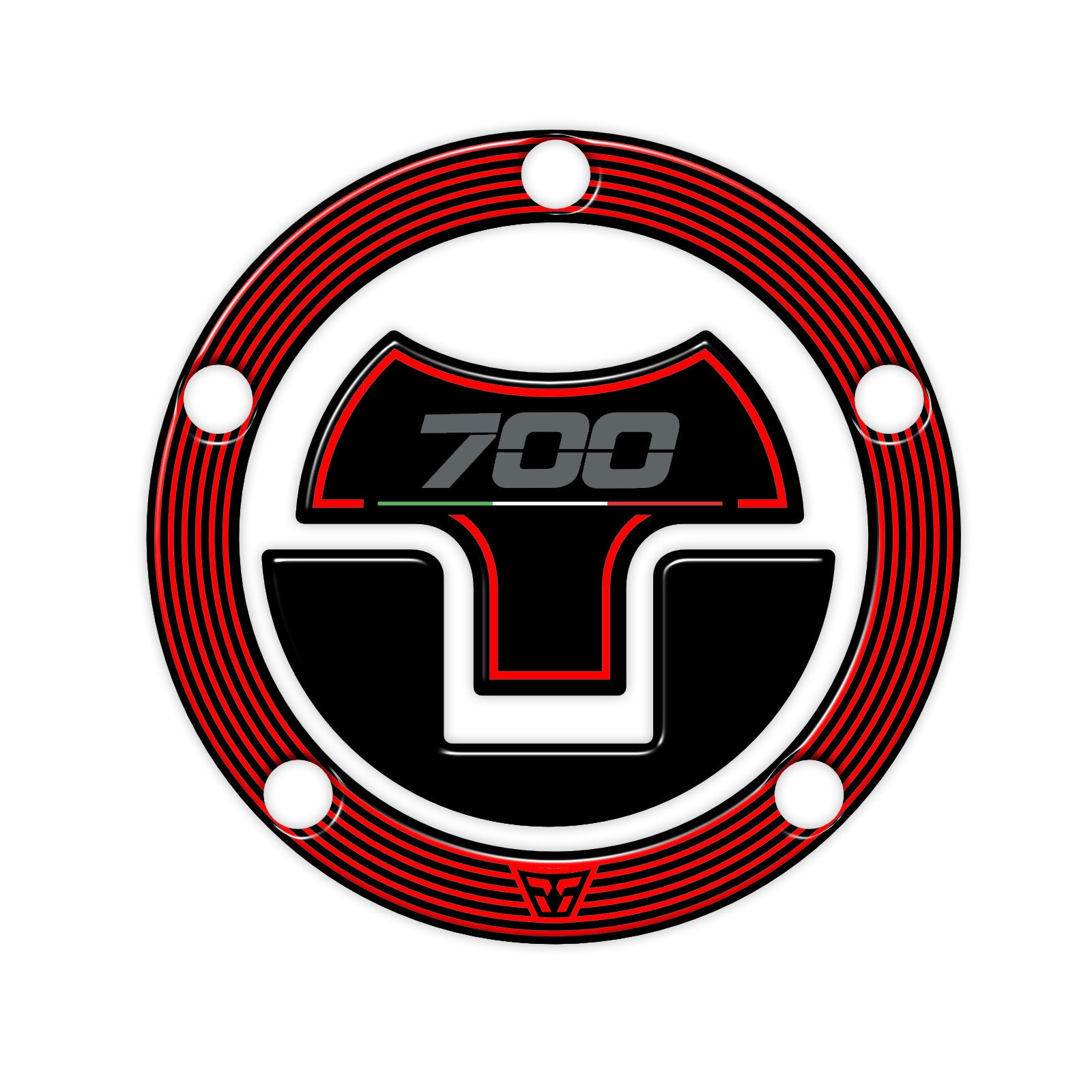 Resin Bike 3D Motorcycle Stickers - Fuel Cap | Moto Morini X-Cape 700 2025>2026 -   Pyramid Motorcycle Accessories