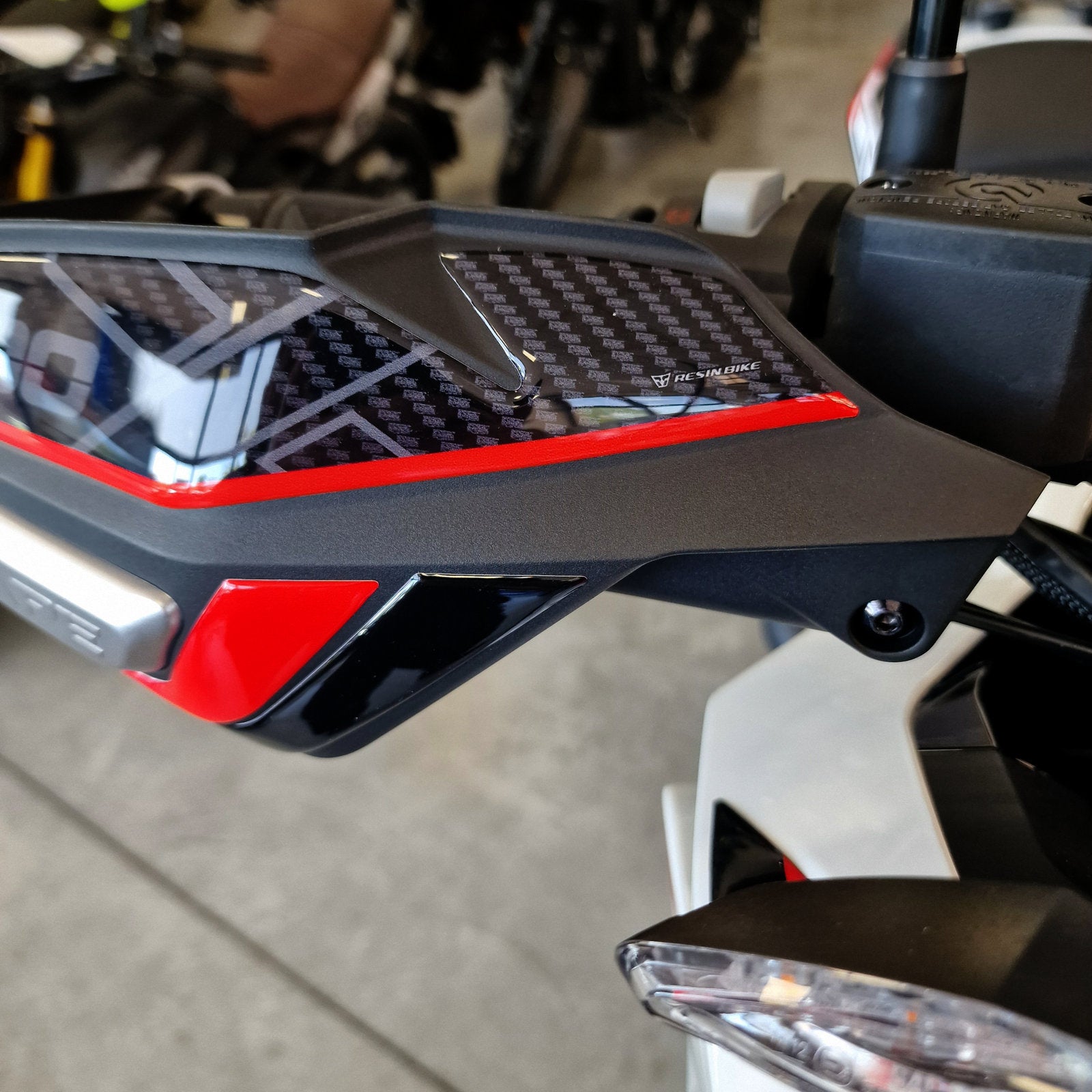 Resin Bike 3D Motorcycle Stickers - Handguards | Moto Morini X-Cape 700 2025>2026 -   Pyramid Motorcycle Accessories