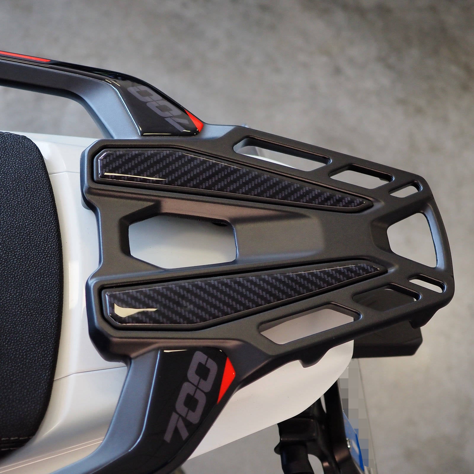 Resin Bike 3D Motorcycle Stickers - Passenger Handles | Moto Morini X-Cape 700 2025>2026 RB-1000788100007 -   Pyramid Motorcycle Accessories