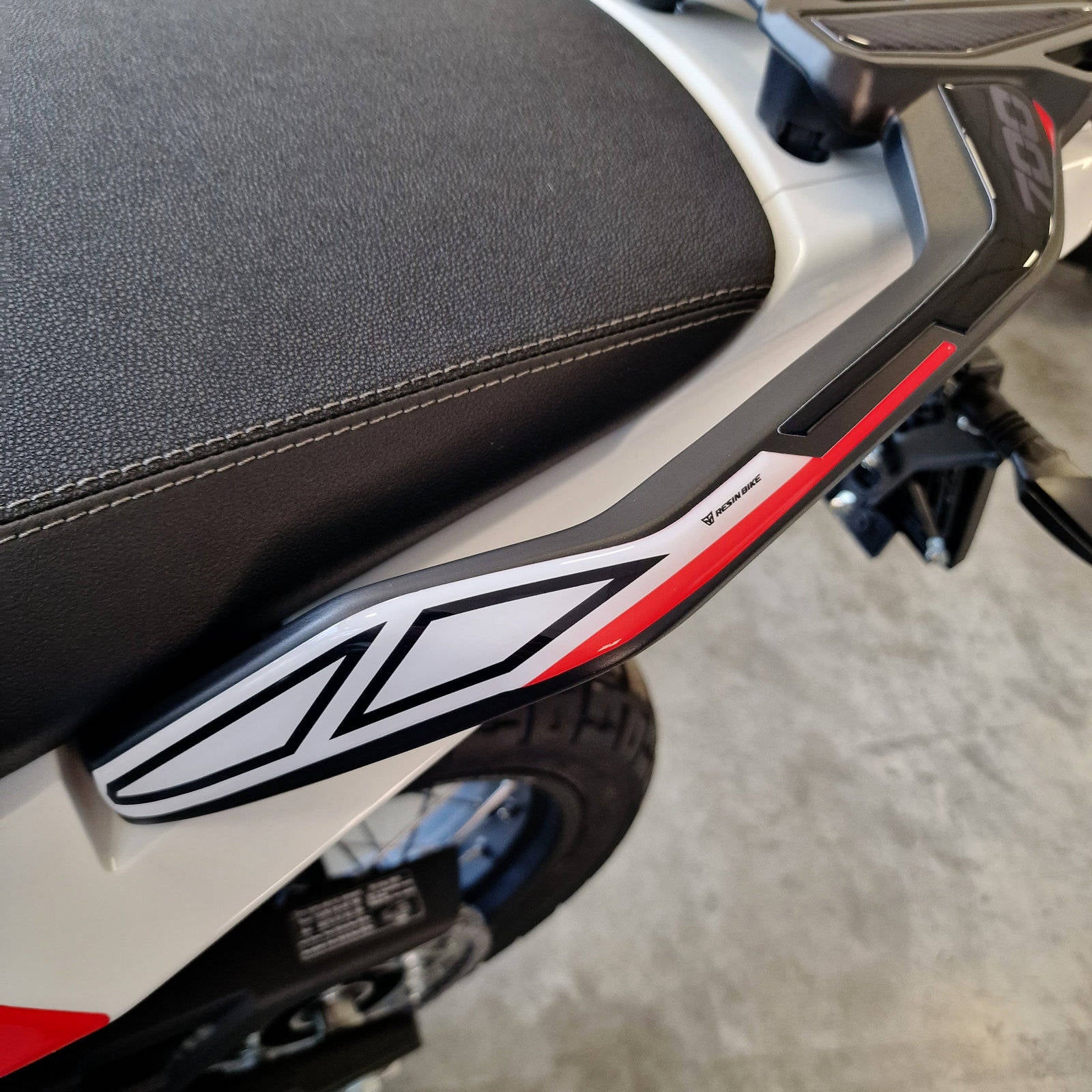Resin Bike 3D Motorcycle Stickers - Passenger Handles | Moto Morini X-Cape 700 2025>2026 RB-1000788100007 -   Pyramid Motorcycle Accessories