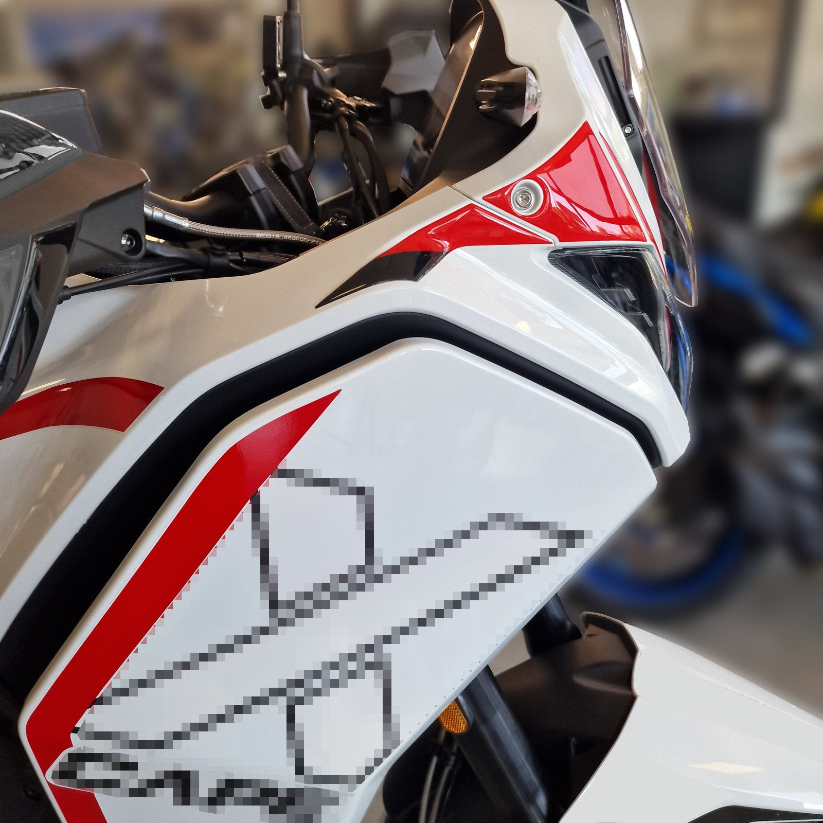 Resin Bike 3D Motorcycle Stickers - Front Fender | Moto Morini X-Cape 700 2025>2026 -   Pyramid Motorcycle Accessories