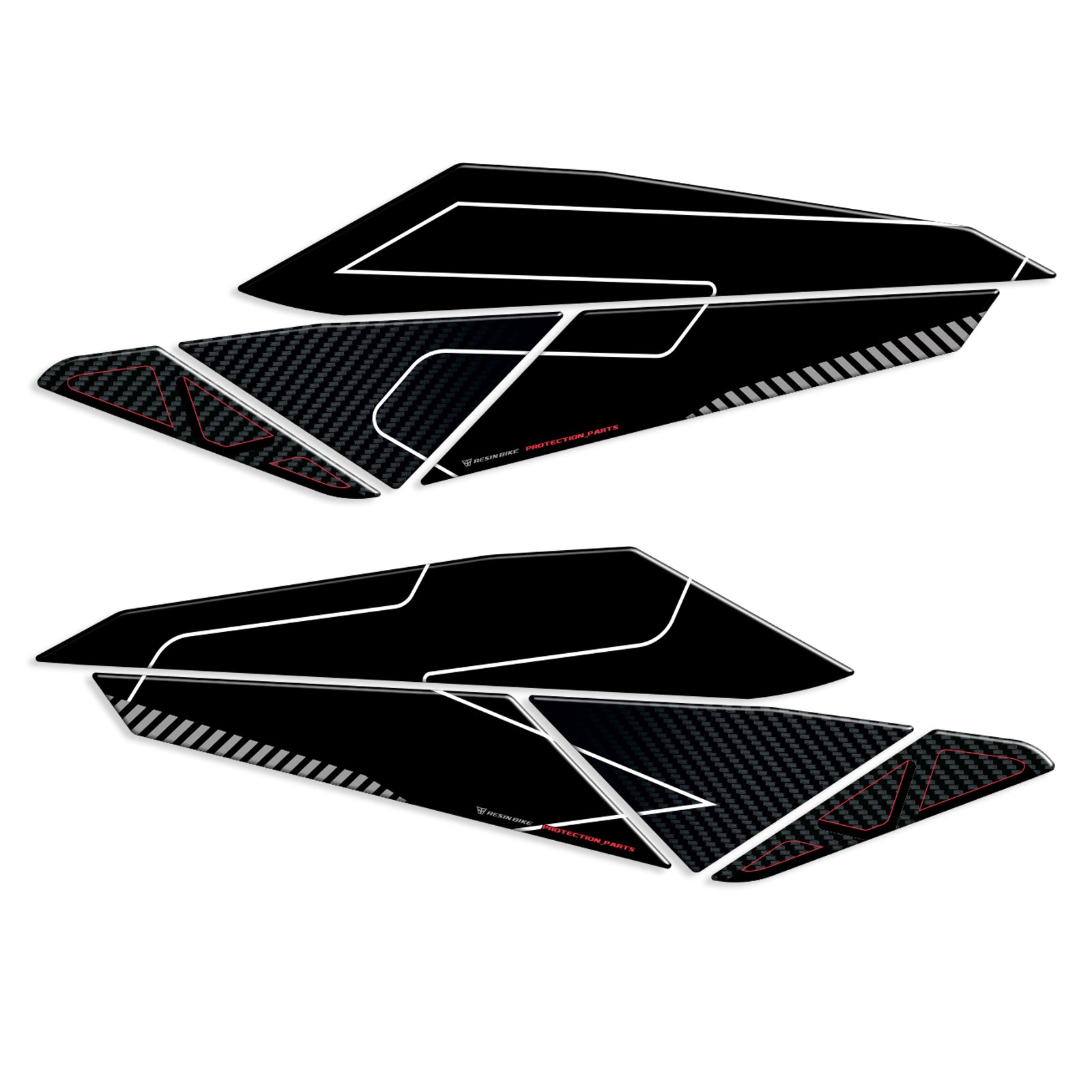 Resin Bike 3D Motorcycle Stickers - Tank Sides | BMW R 1300 R 2025>2026 -   Pyramid Motorcycle Accessories