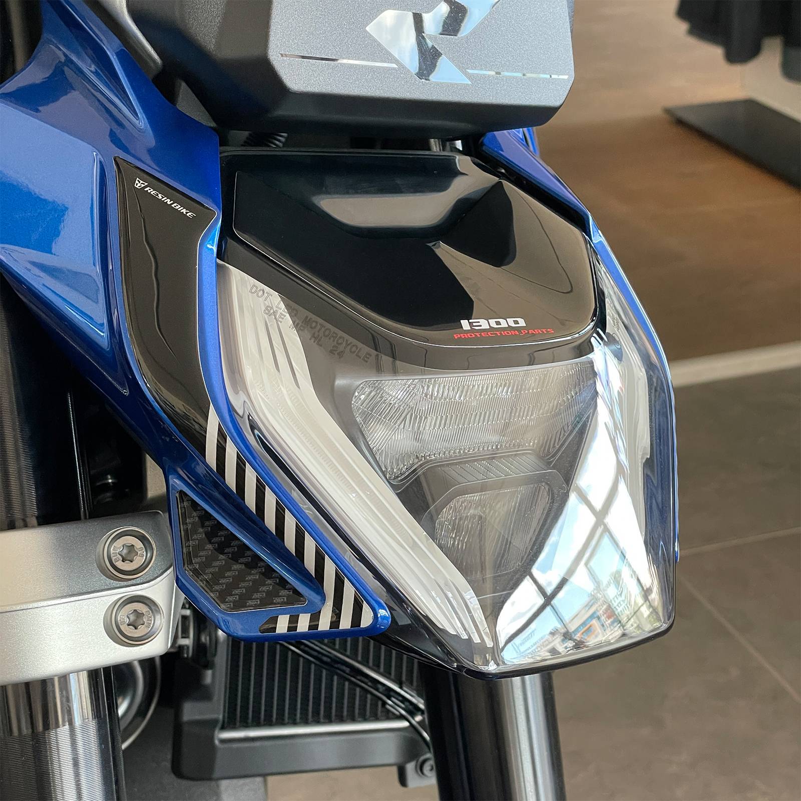 Resin Bike 3D Motorcycle Stickers - Full Kit | BMW R 1300 R 2025>2026 RB-1000786600004 -   Pyramid Motorcycle Accessories