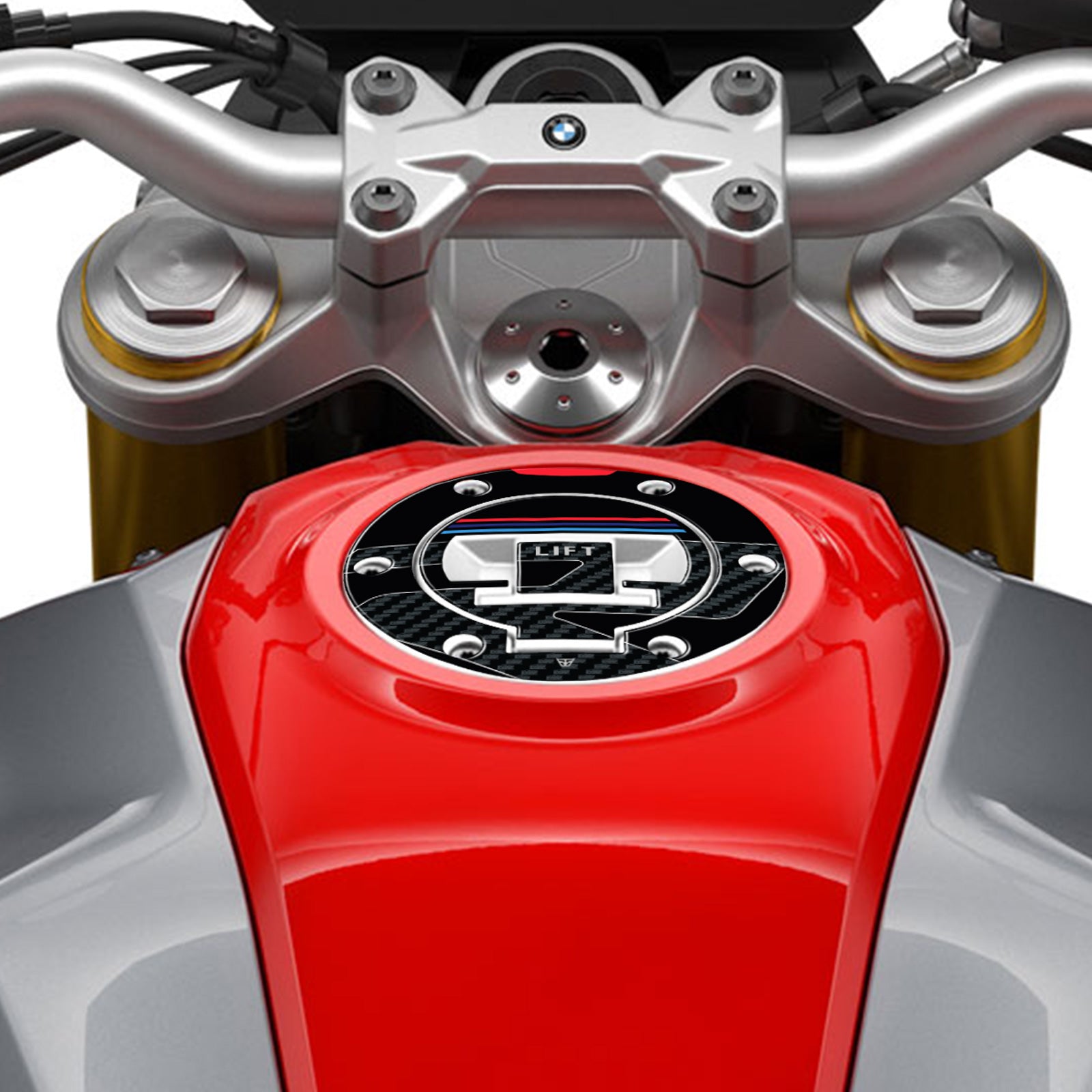 Resin Bike 3D Motorcycle Stickers - Fuel Cap | BMW F 900 R 2020>2026 -   Pyramid Motorcycle Accessories