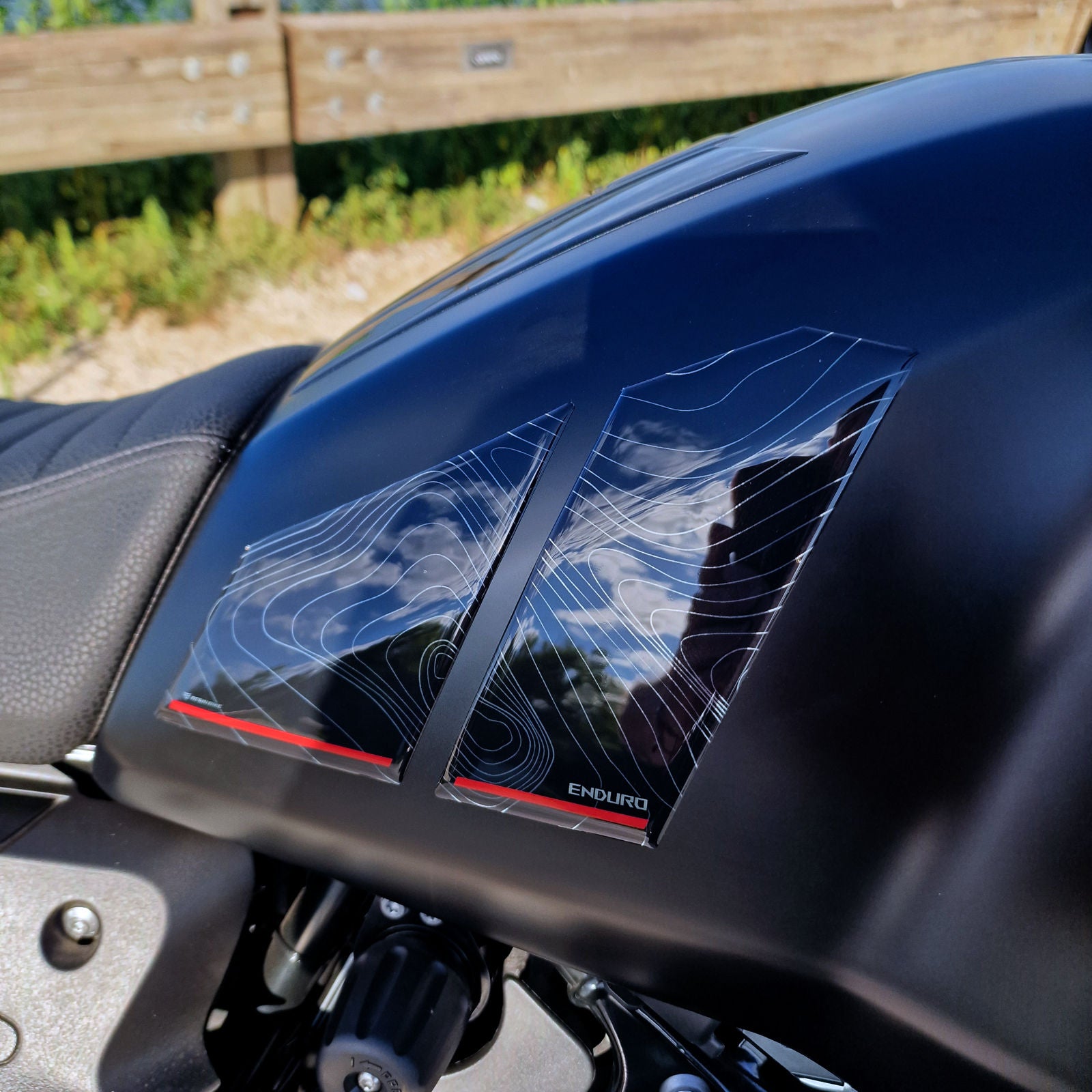 Resin Bike 3D Motorcycle Stickers - Tank Sides | BMW R 12 G/S 2025>2026 -   Pyramid Motorcycle Accessories