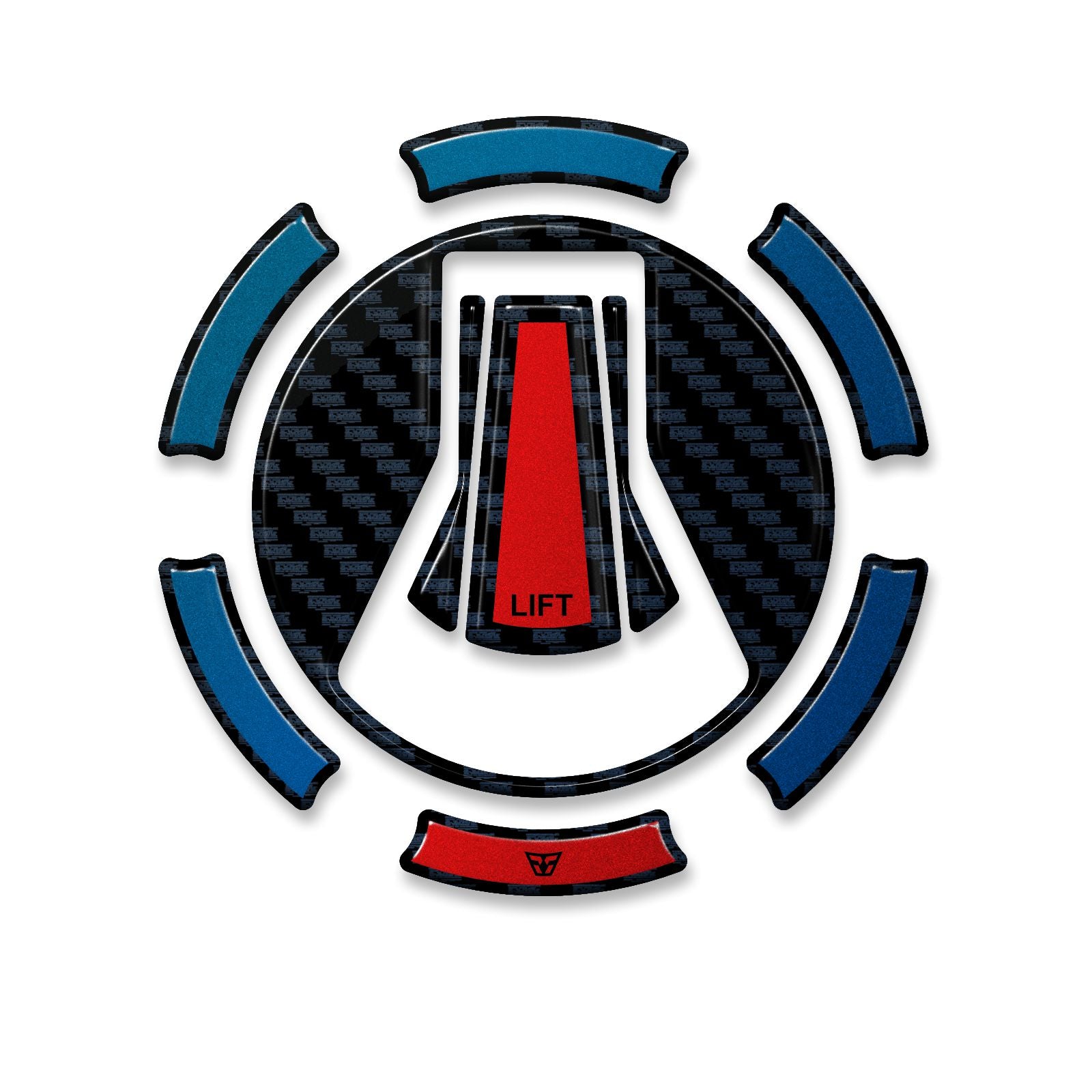 Resin Bike 3D Motorcycle Stickers - Frontal Area | Aprilia RS 660 2020>2026 -   Pyramid Motorcycle Accessories