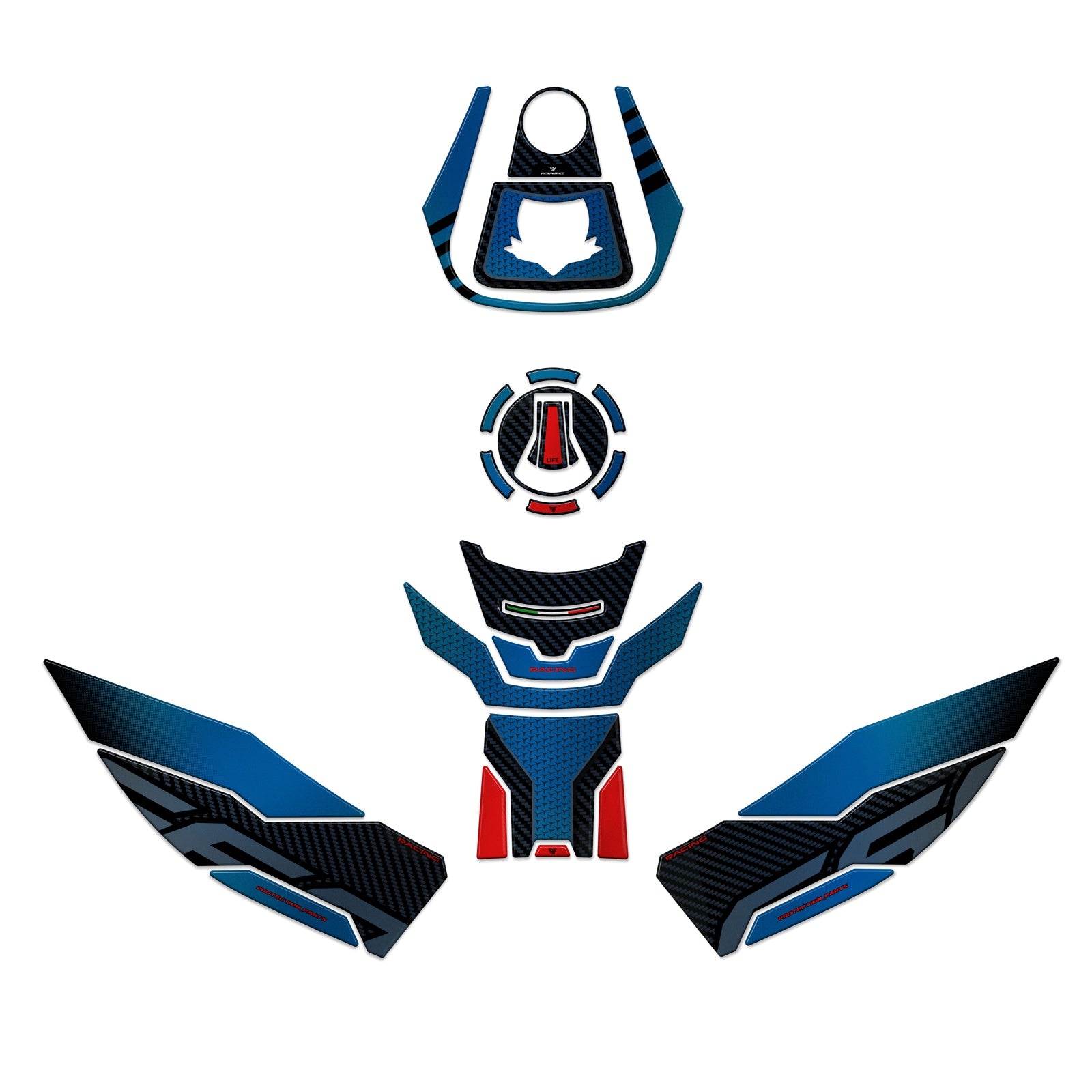 Resin Bike 3D Motorcycle Stickers - Fuel Cap | Aprilia RS 660 2025>2026 -   Pyramid Motorcycle Accessories