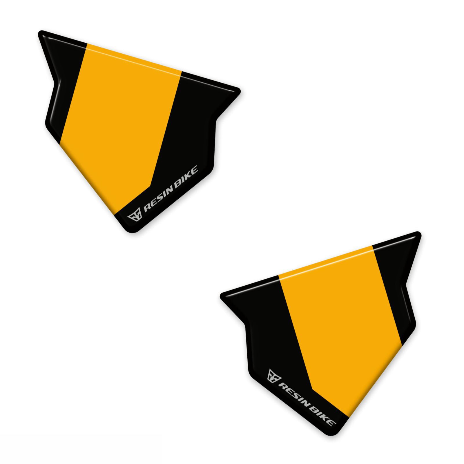 Resin Bike 3D Motorcycle Stickers - Heel Pads | Moto Guzzi Stelvio 2024>2026 -   Pyramid Motorcycle Accessories