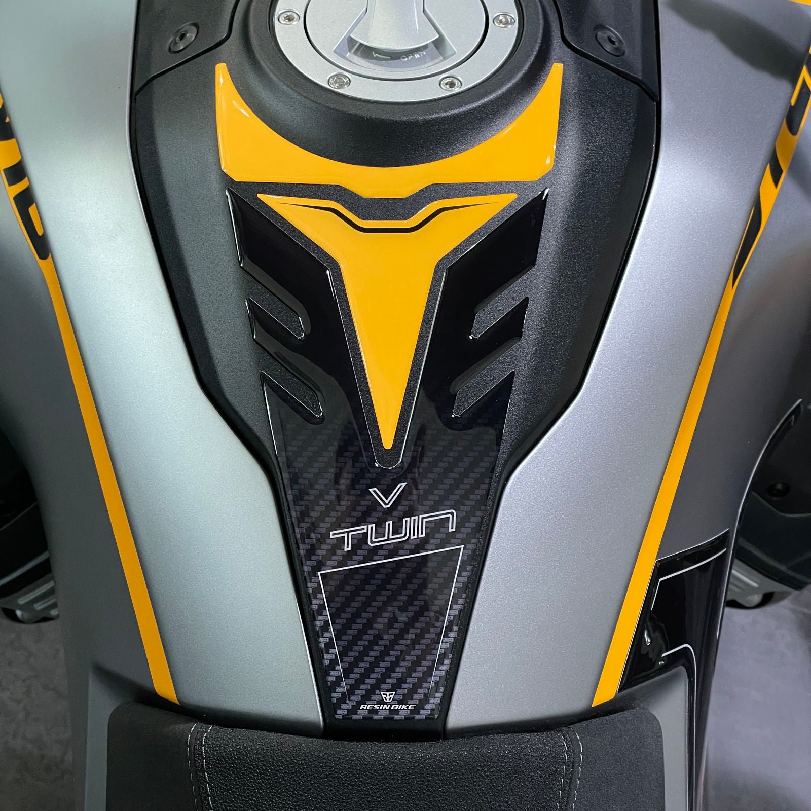 Resin Bike 3D Motorcycle Stickers - Basic Kit | Moto Guzzi Stelvio 2024>2026 -   Pyramid Motorcycle Accessories